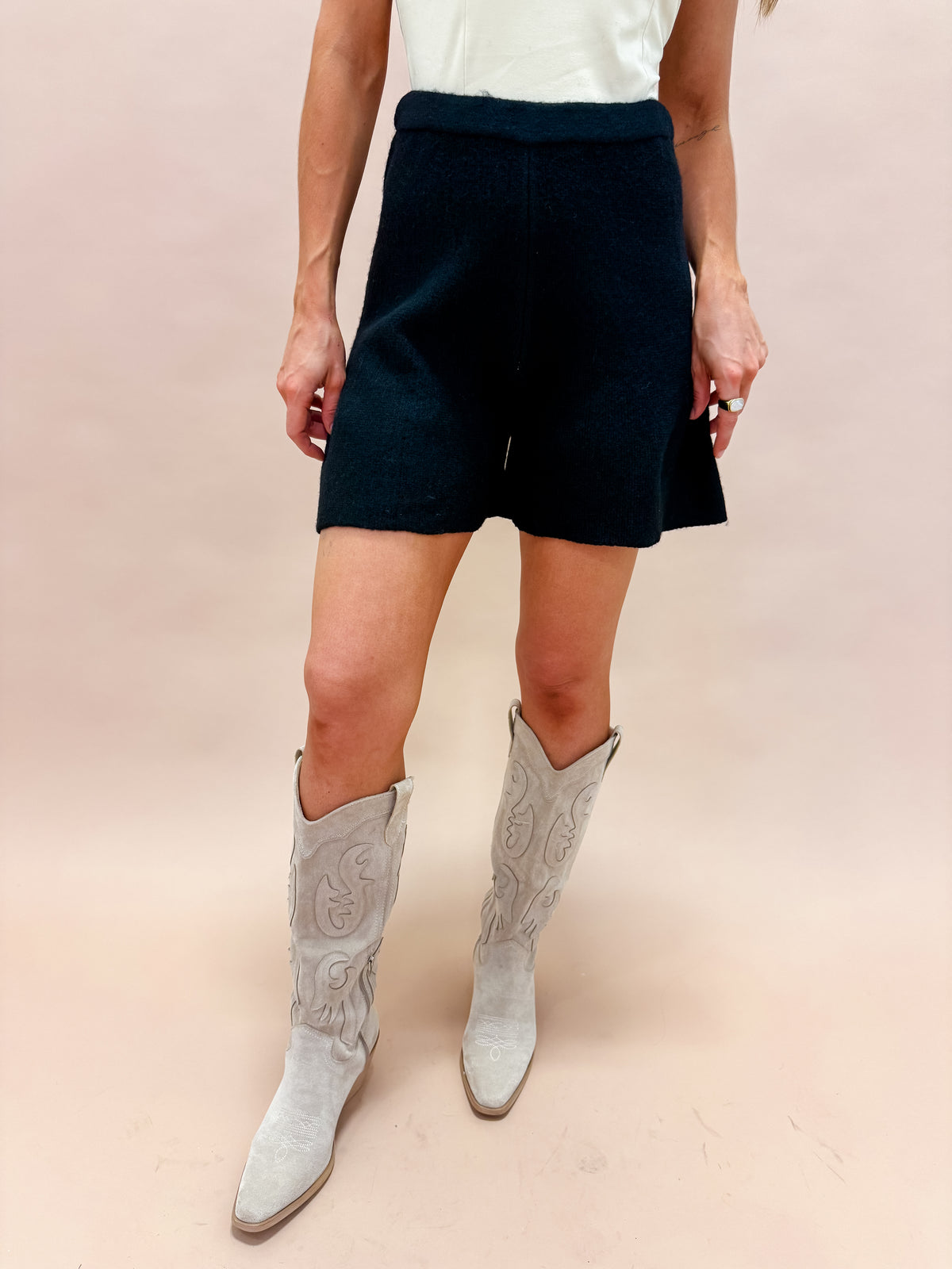 Monroe Knit Flap Shorts
