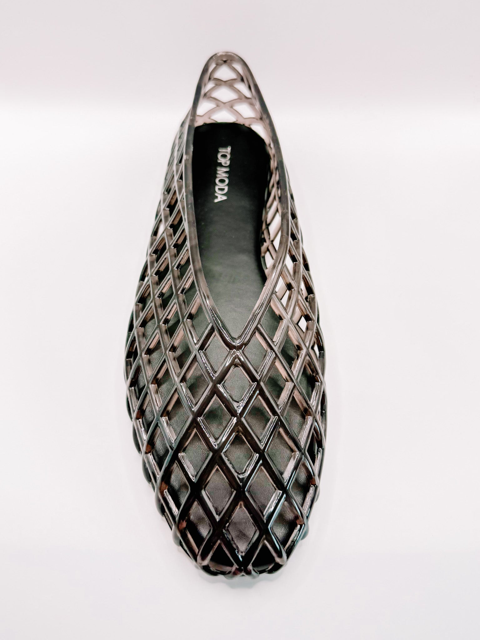 Natalia Jelly Flats-Black