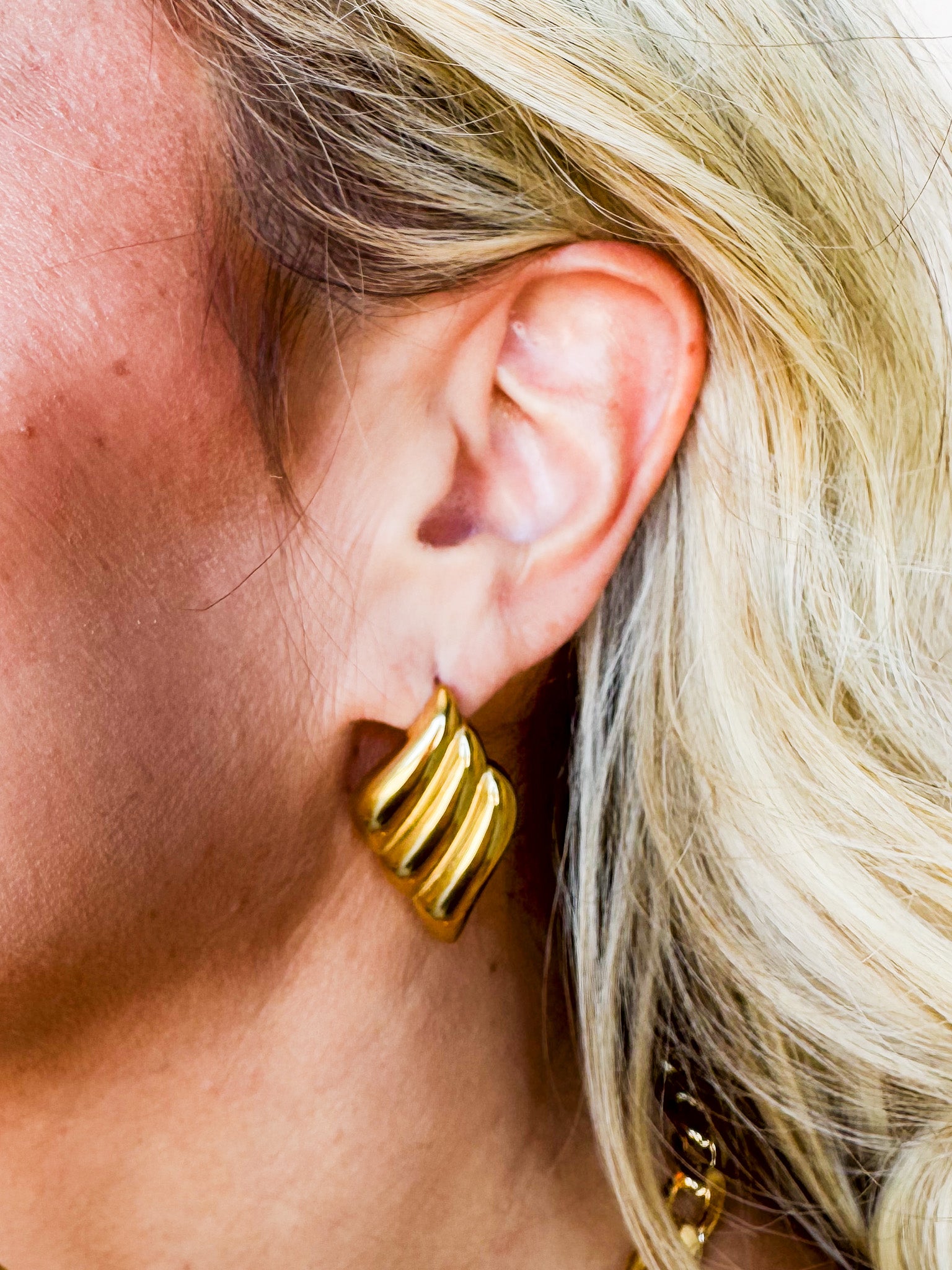 Never Hold Back Stud Earrings