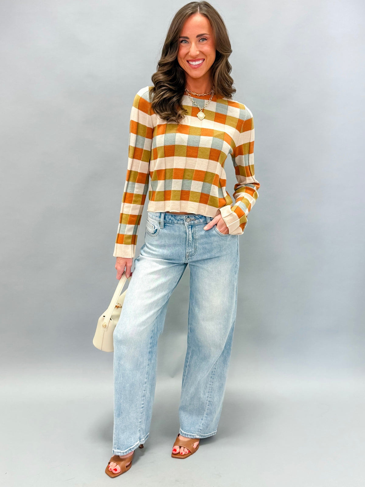Norris Checkered Sweater