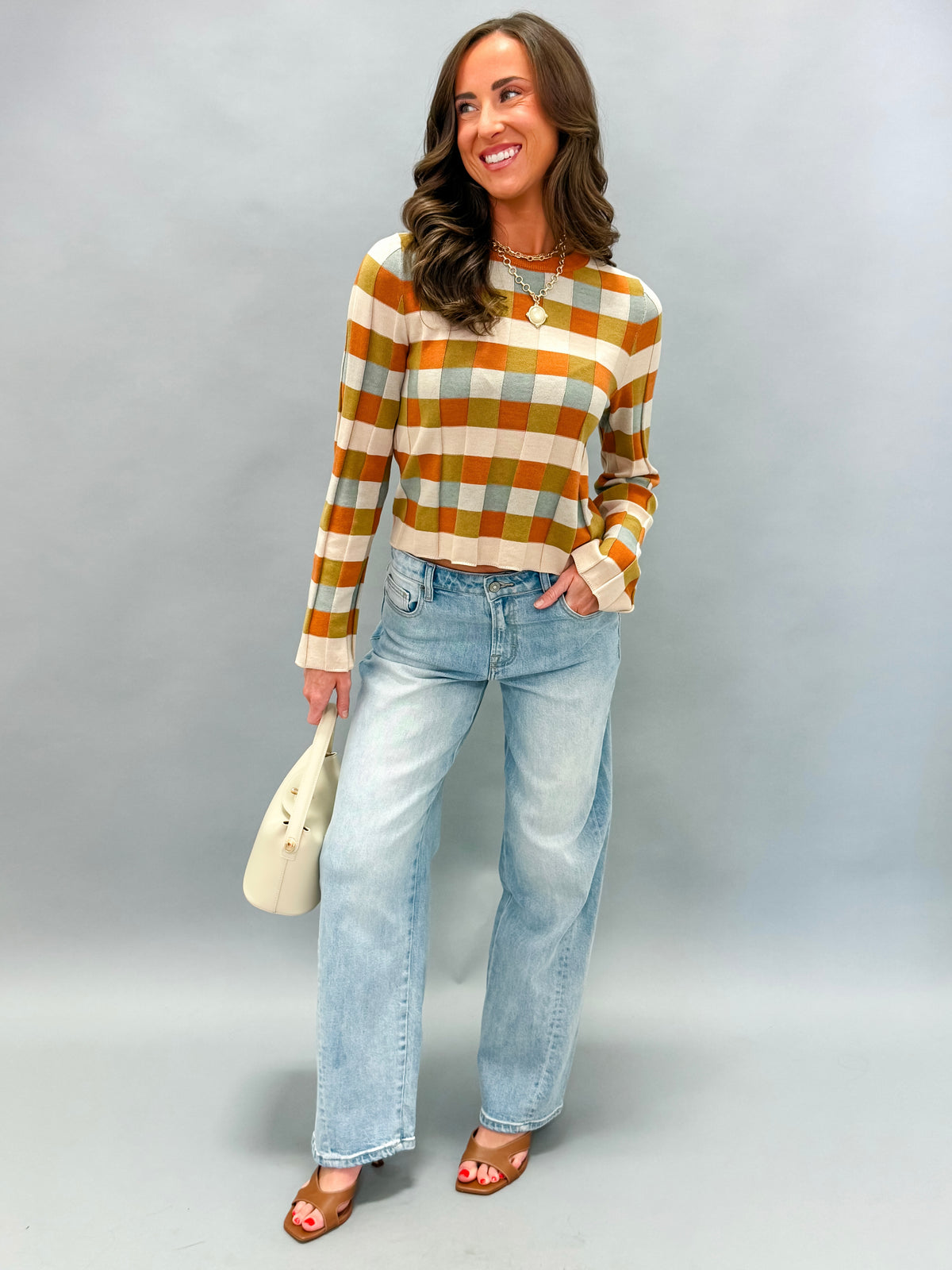 Norris Checkered Sweater