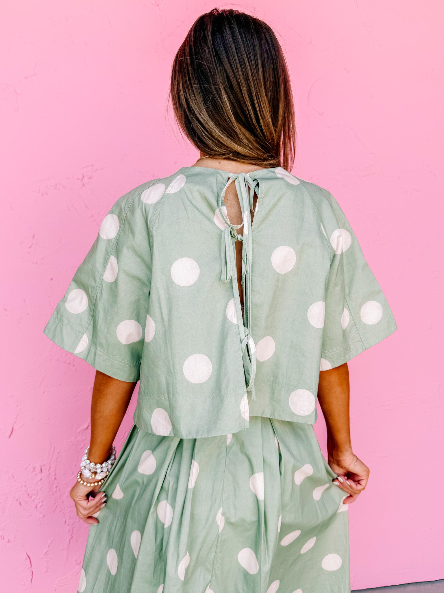 Oakes Polka Dot Top