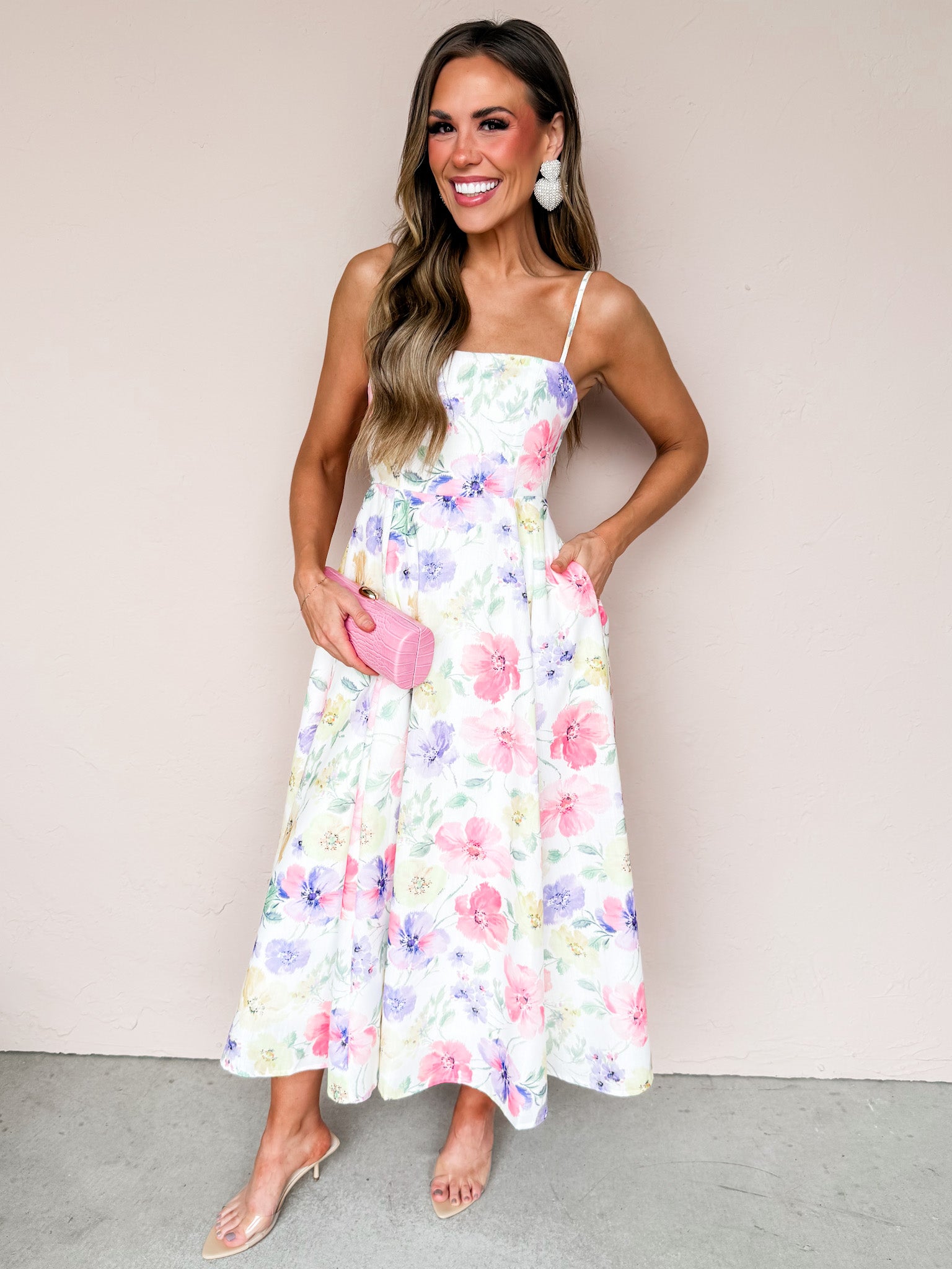 Painted Meadows Midi Dress