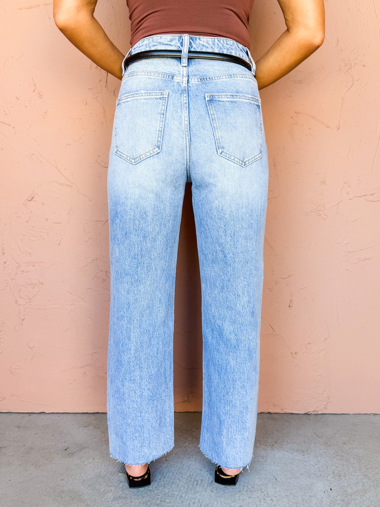 Phoenix High Rise Straight Leg Jeans