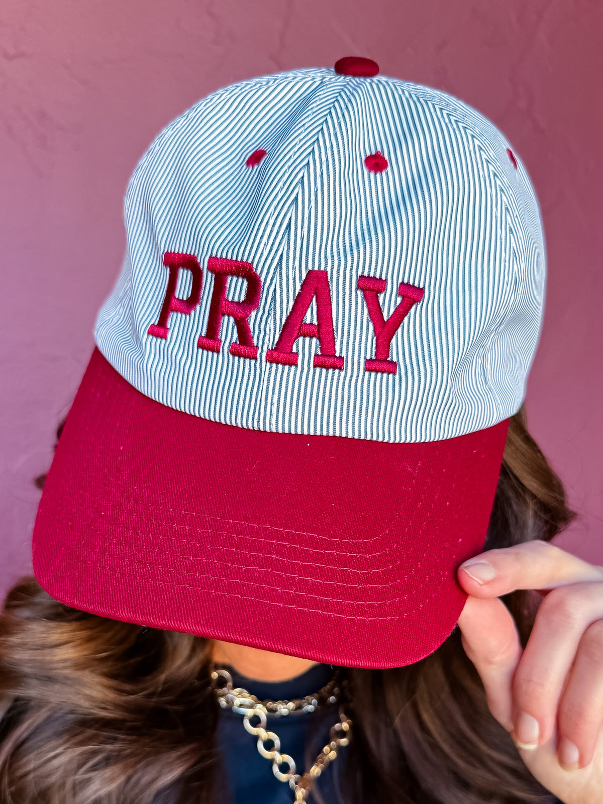 Pray Embroidered Baseball Cap