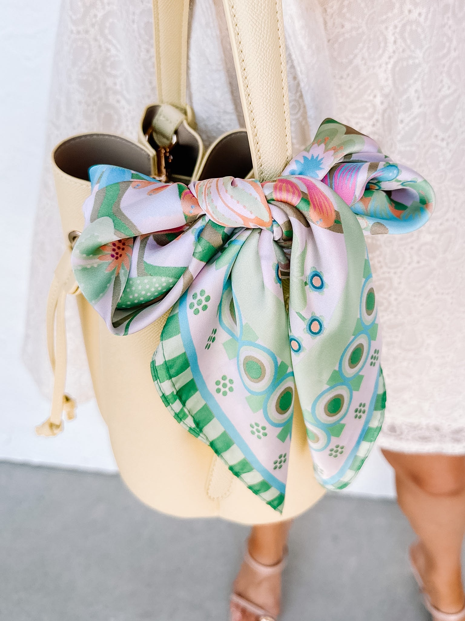 Rebecca Floral Square Scarf