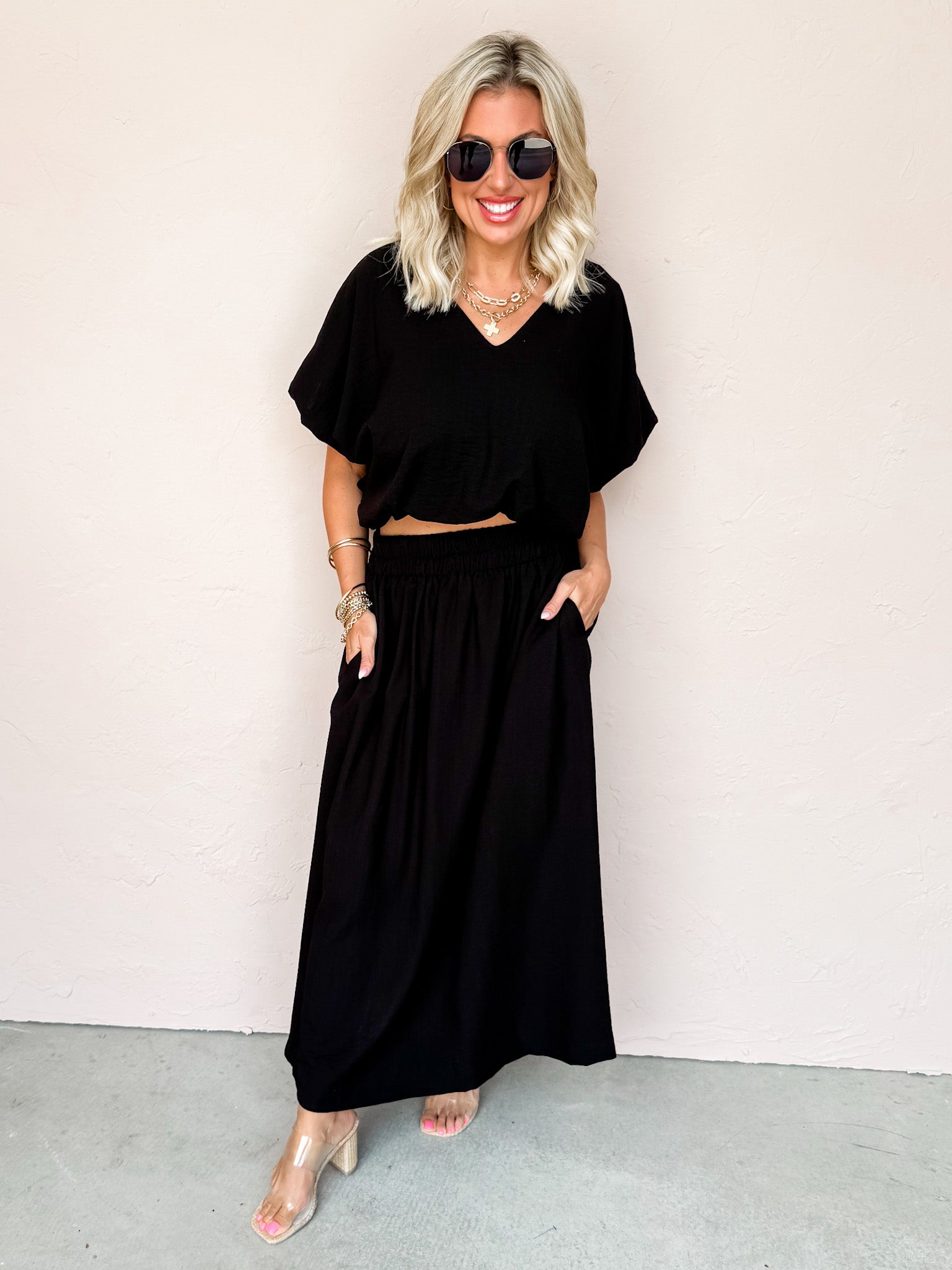 Relatable Fate Bubble Hem Top