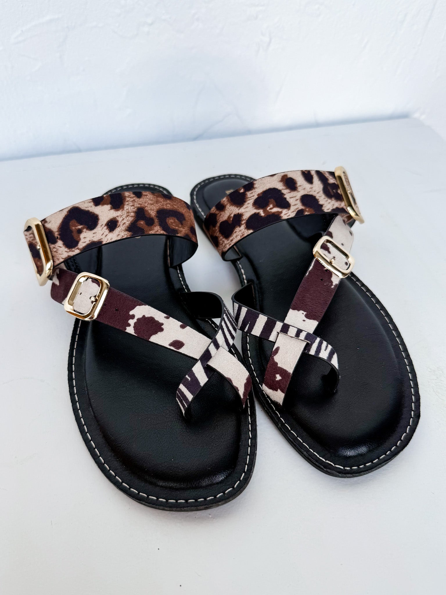 Rhodes Animal Print Sandal