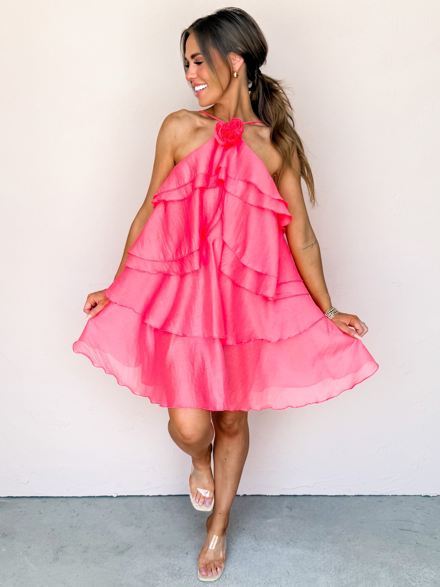 Rhythm In Ruffles Tiered Mini Dress