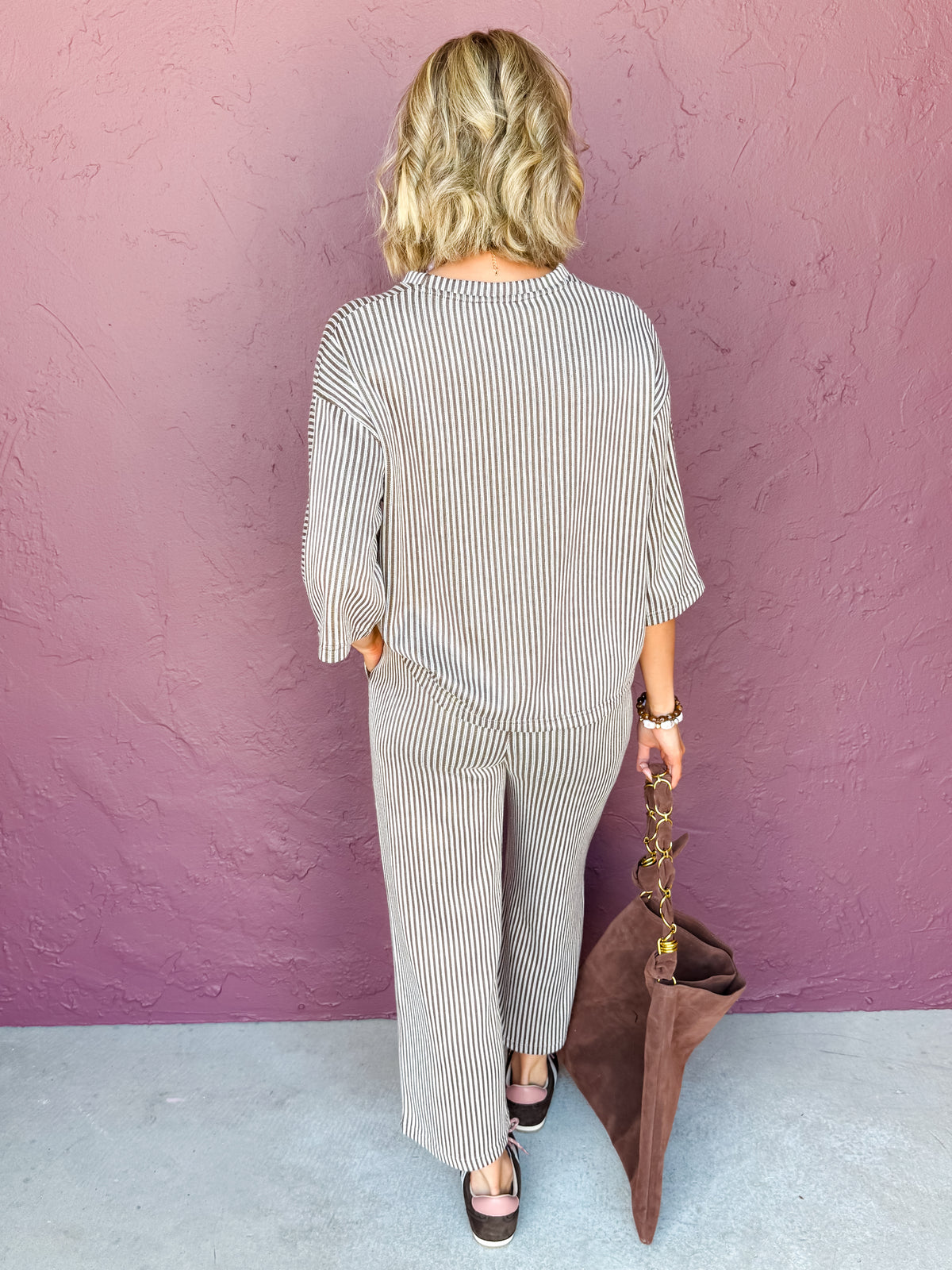 Roman Textured Stripe Set