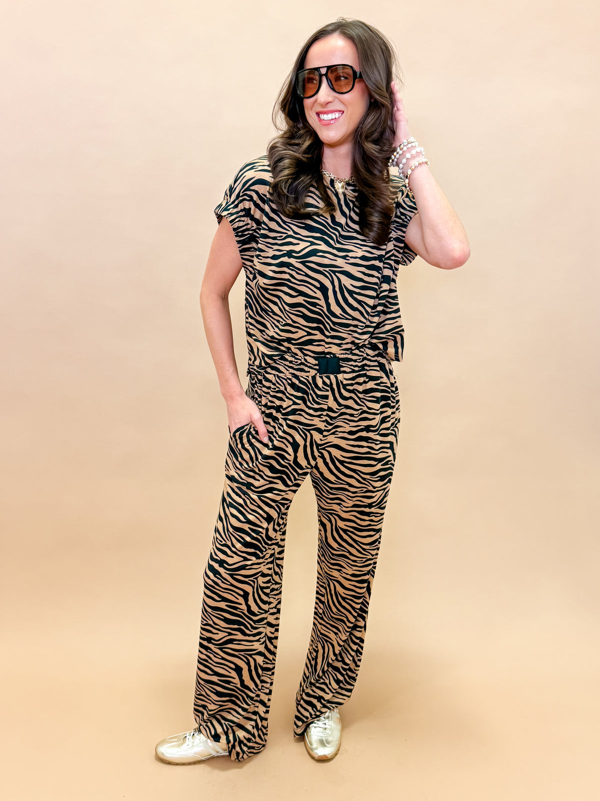 Roxy Wide Leg Knit Pants