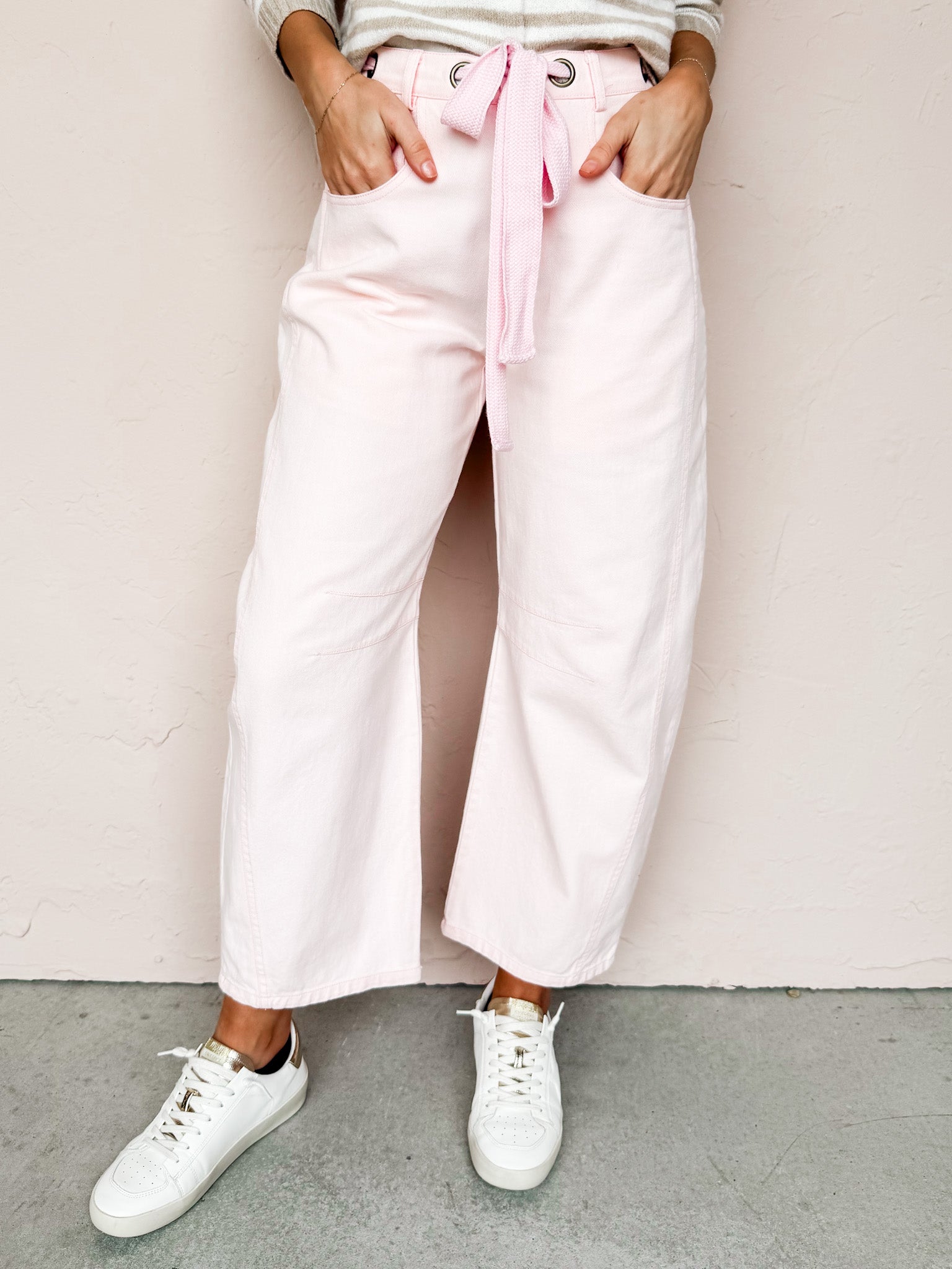 Sayler Eyelet Barrel Jean