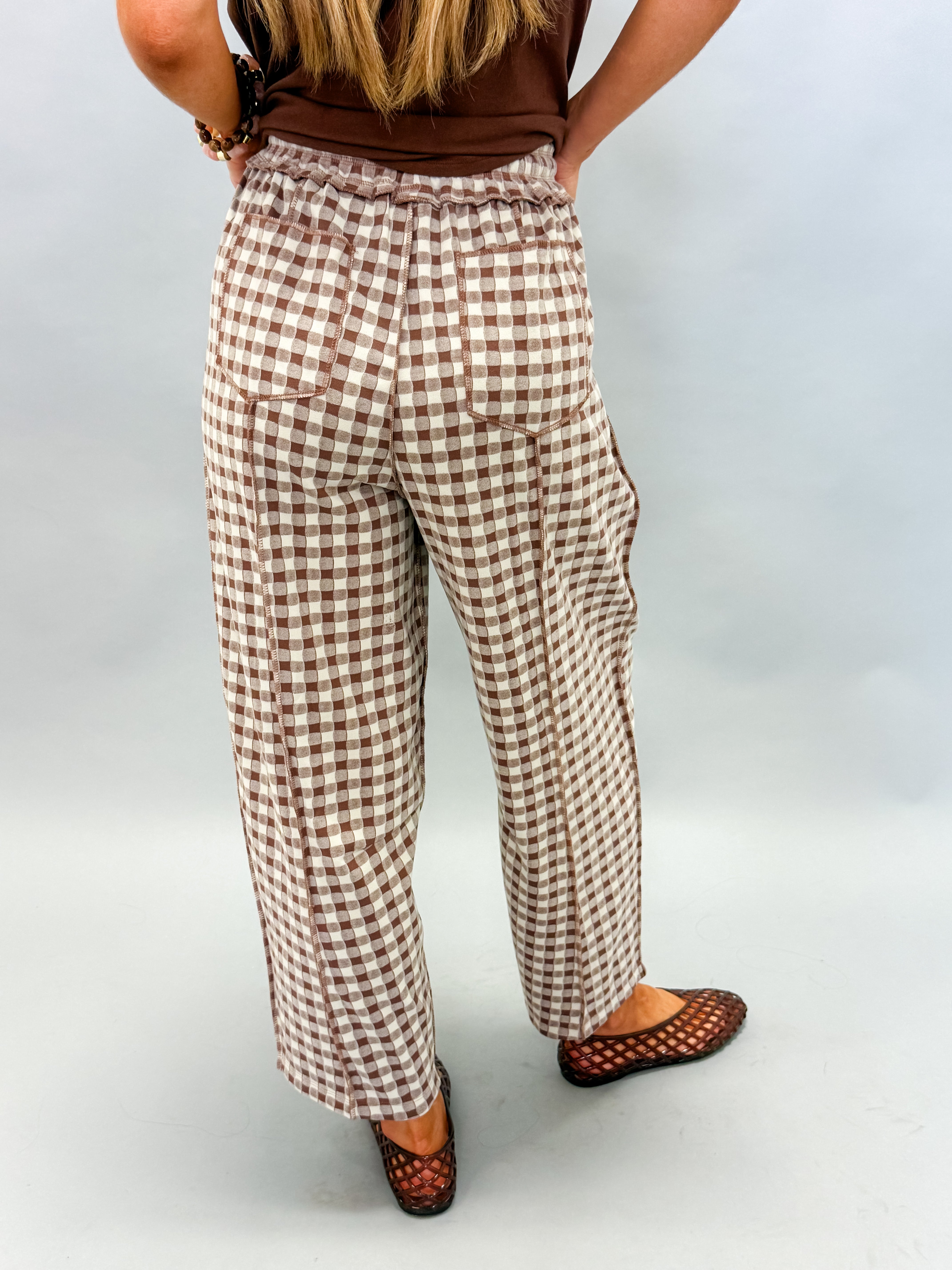 Scout Soft Barrel Utility Knit Pants-Mocha