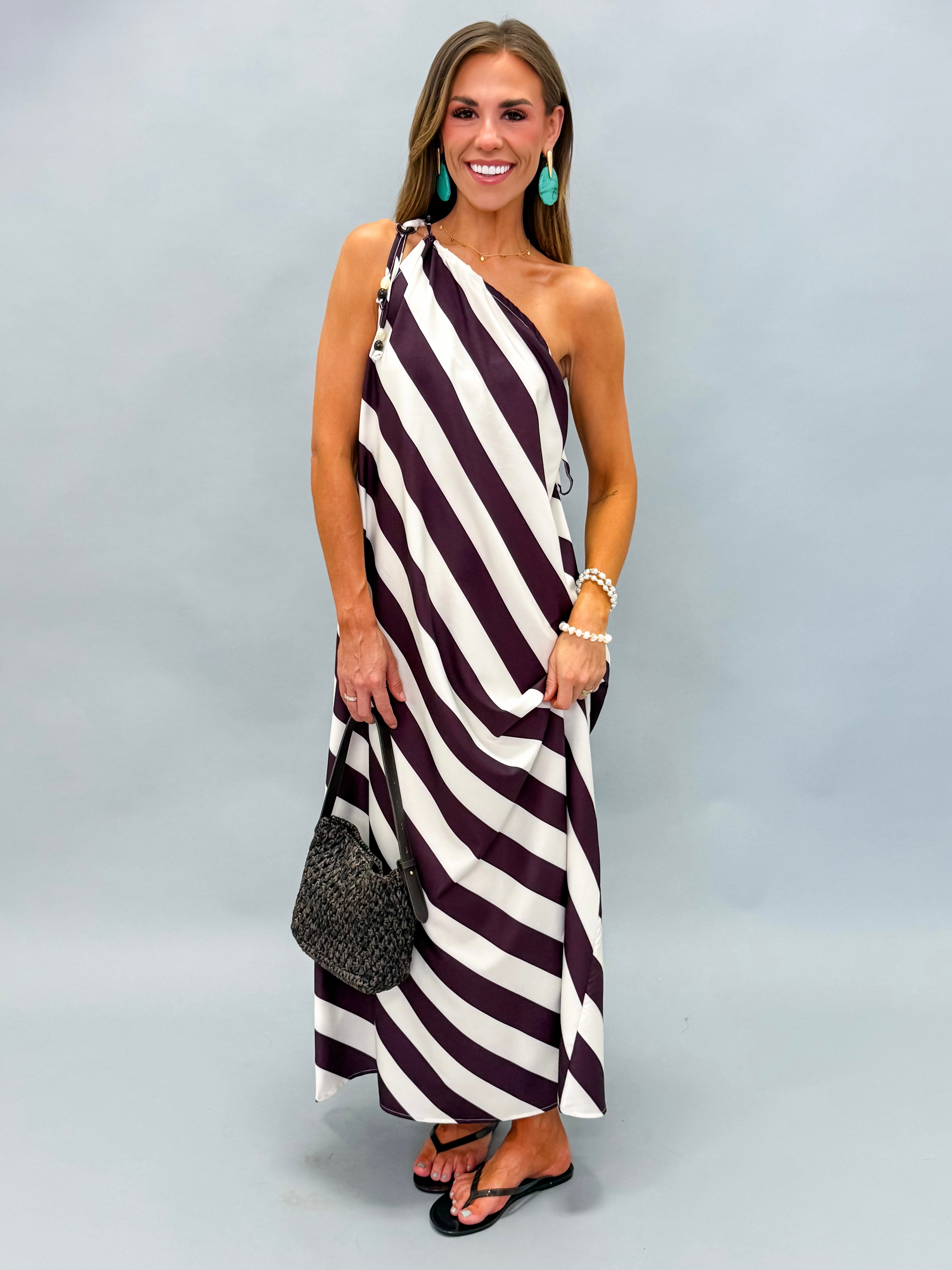 Shea Striped Maxi Dress