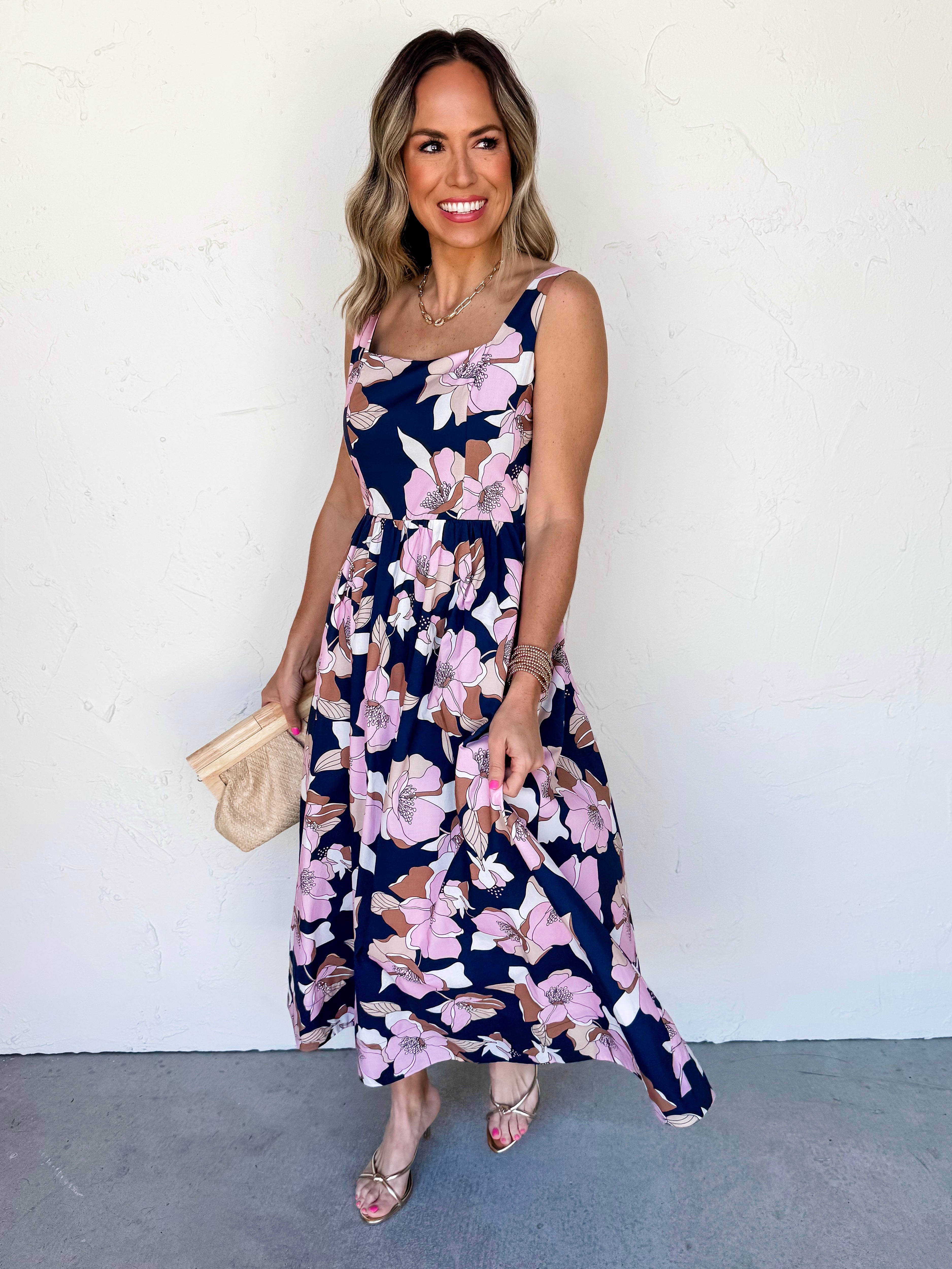 Simply Brilliant Floral Sleeveless Dress