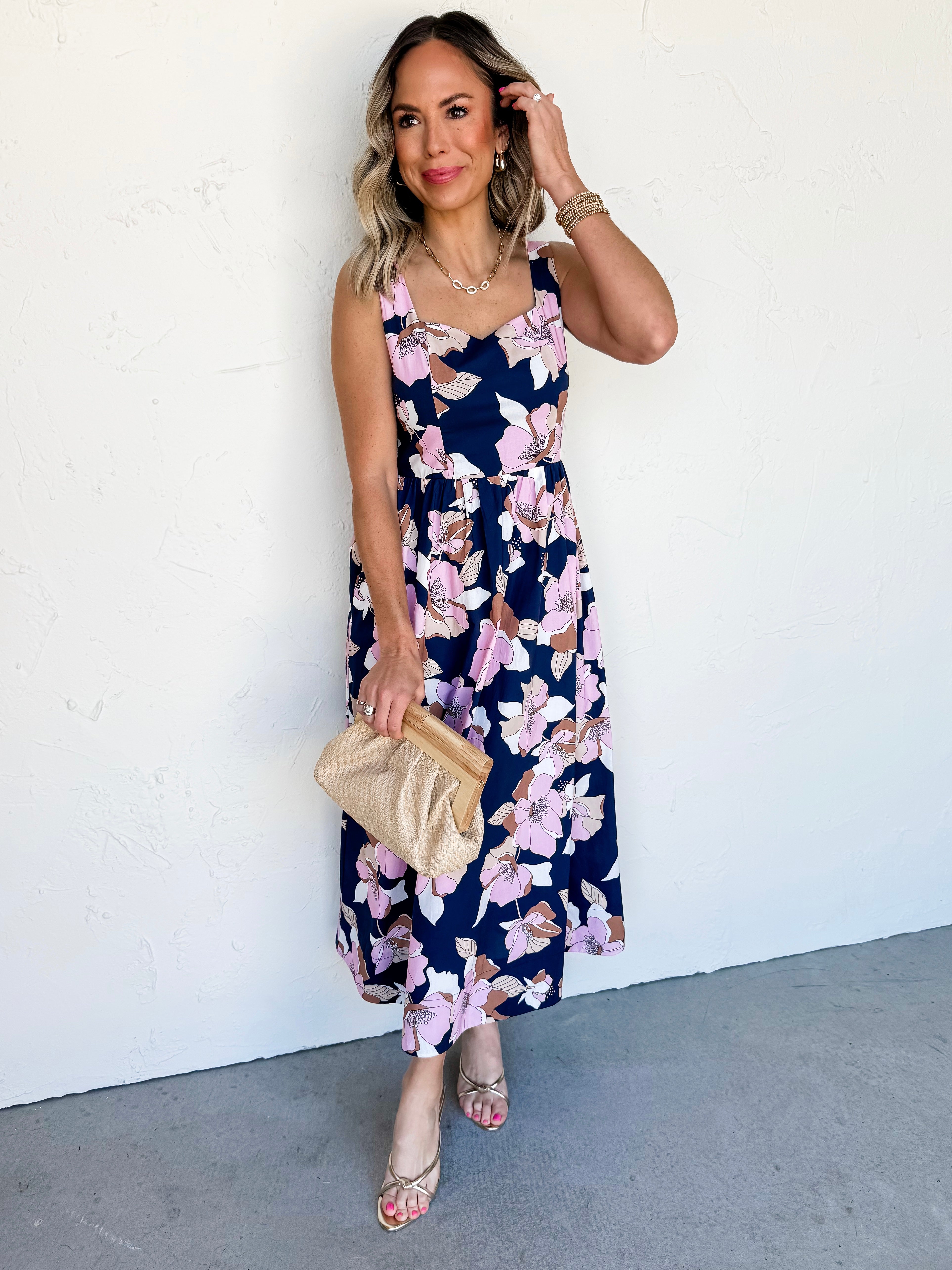 Simply Brilliant Floral Sleeveless Dress