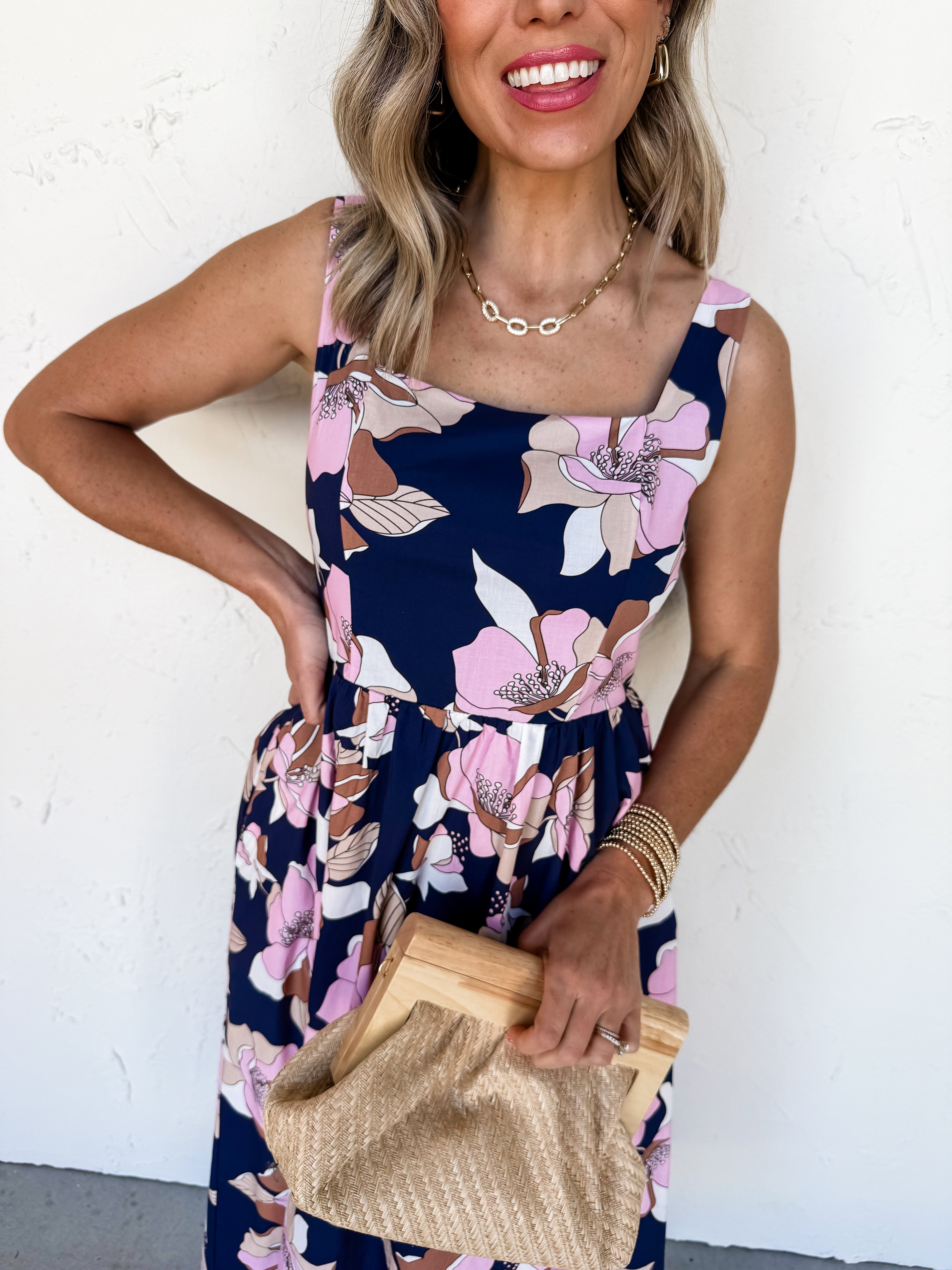 Simply Brilliant Floral Sleeveless Dress
