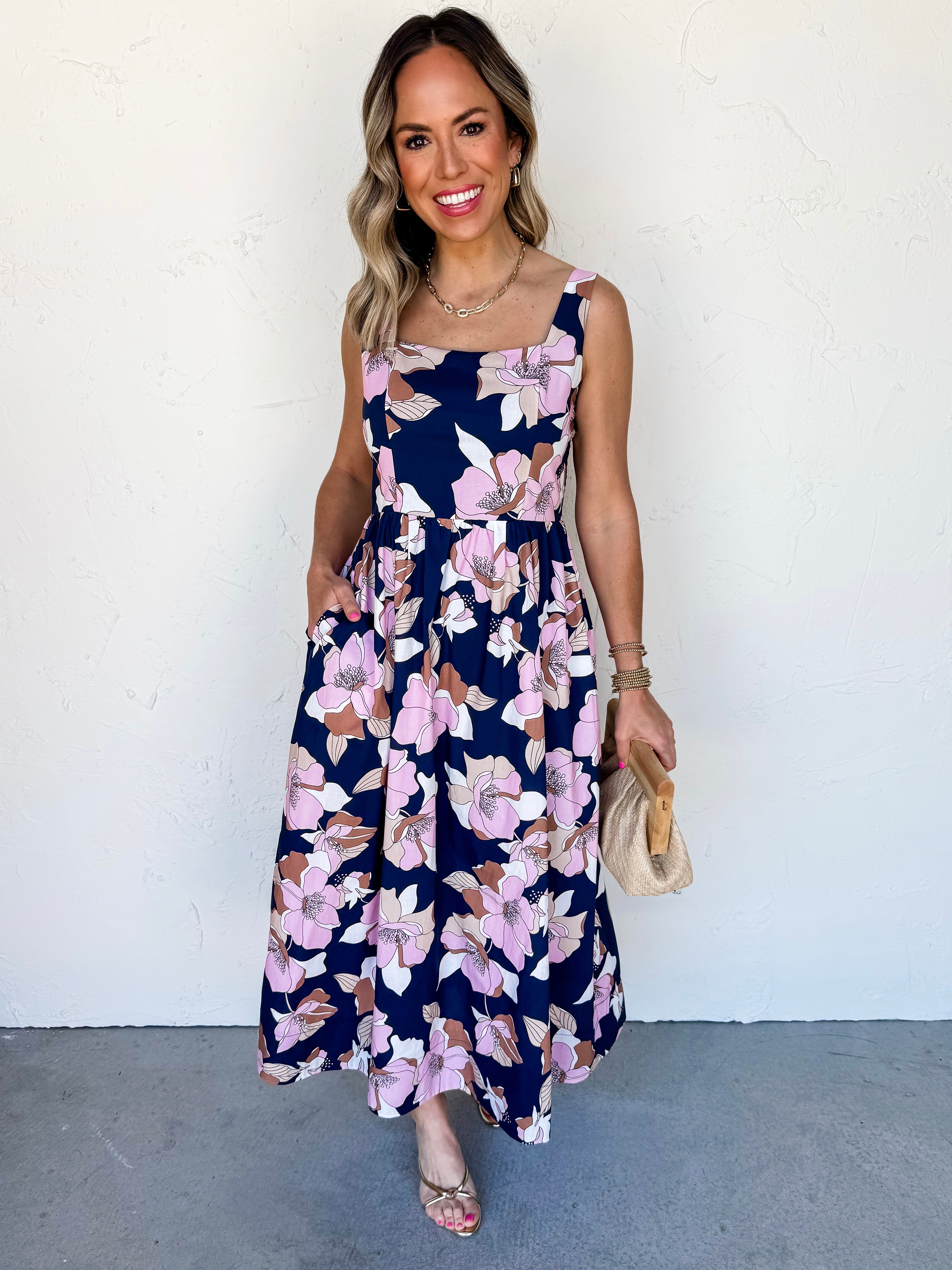 Simply Brilliant Floral Sleeveless Dress