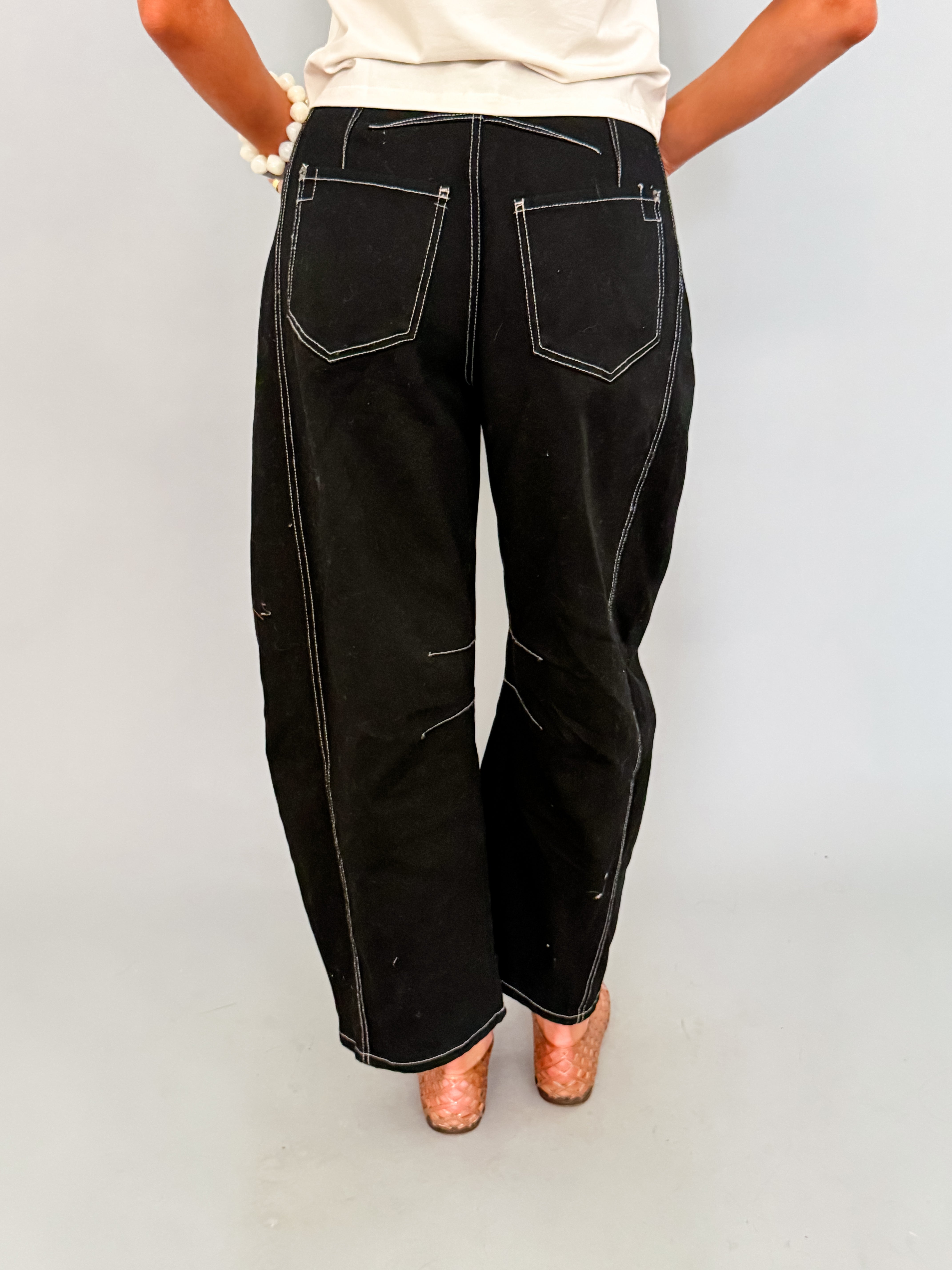 Sinclair Barrel Leg Jeans