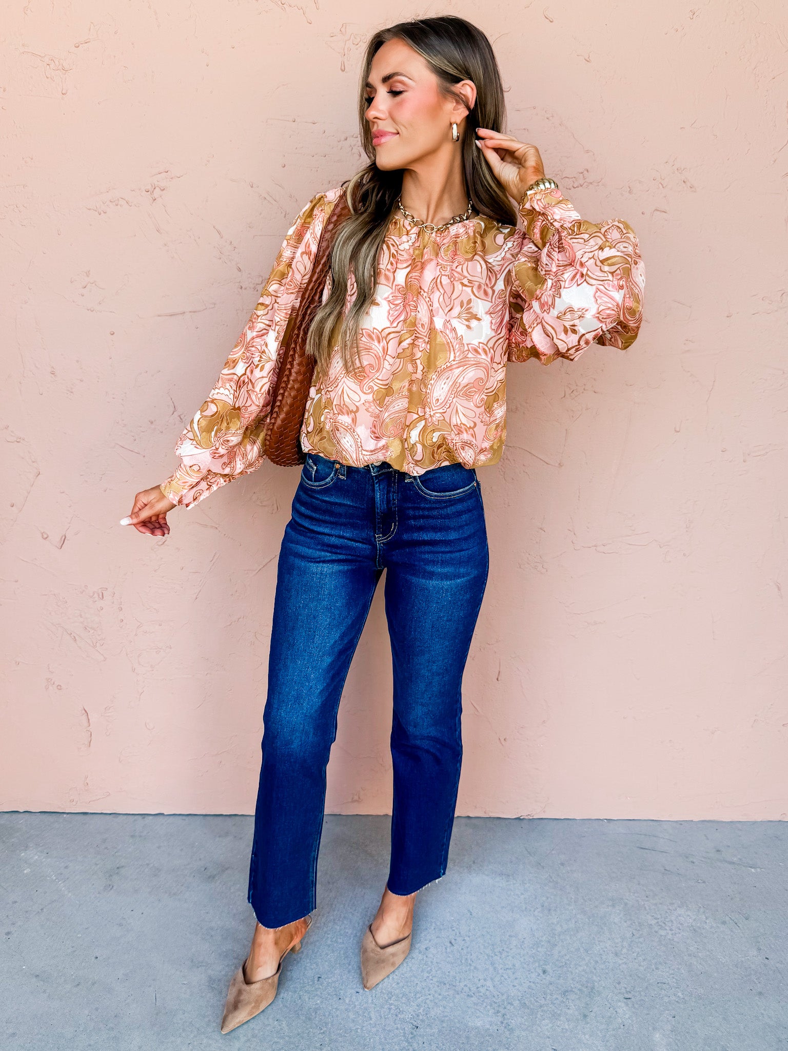 Dallas High Rise Straight Jeans