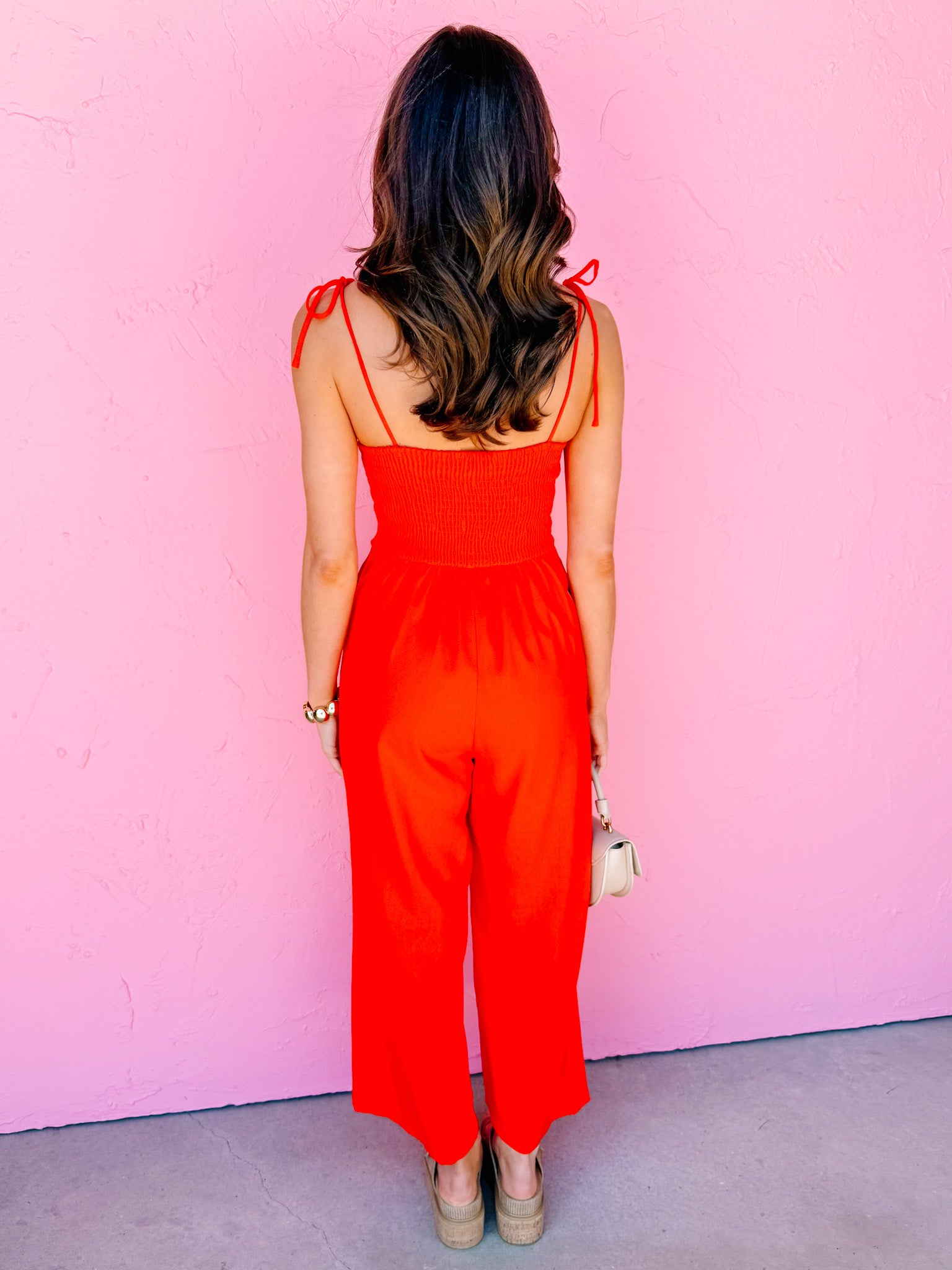 Solana Tie Strap Jumpsuit