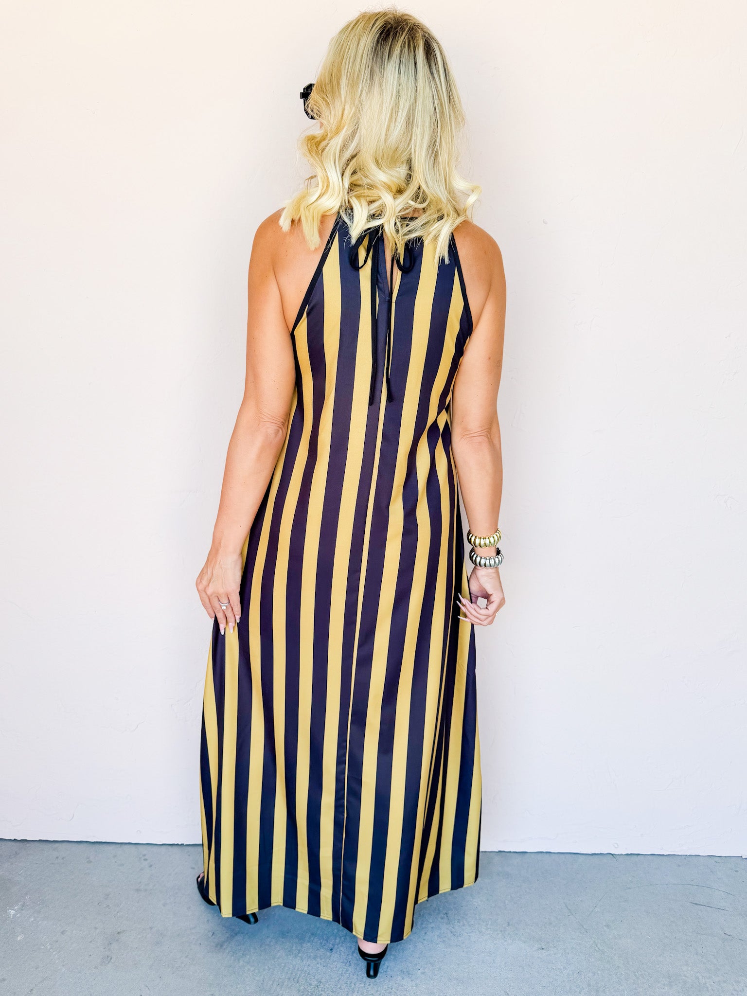 Stark Striped Maxi Dress
