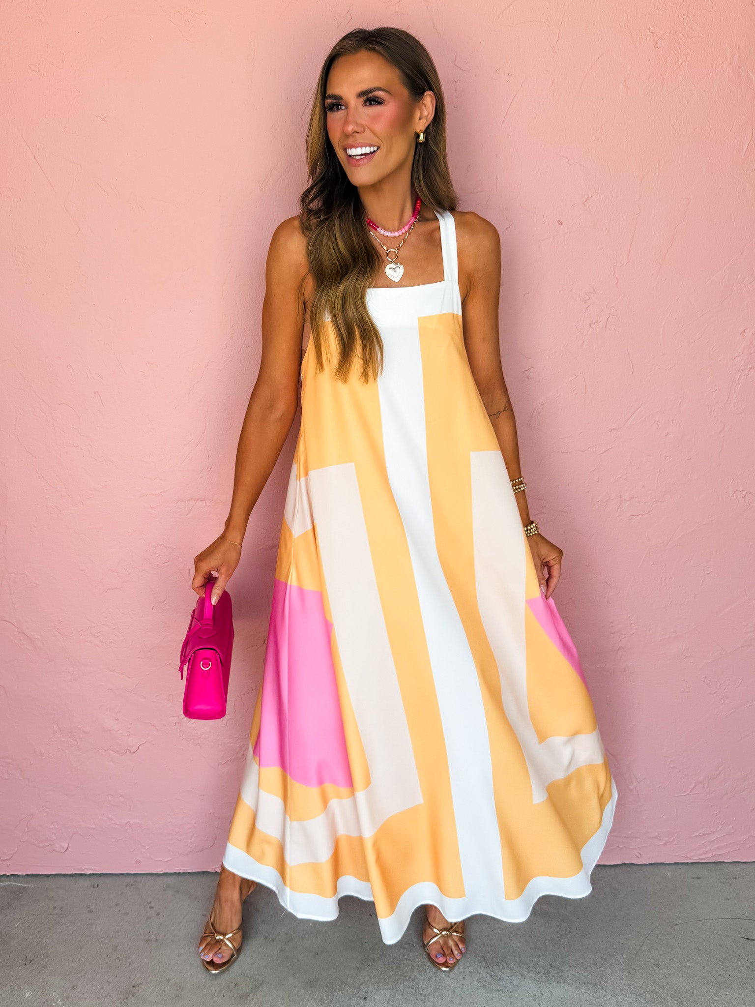 Steal The Moment Sleeveless Midi Dress
