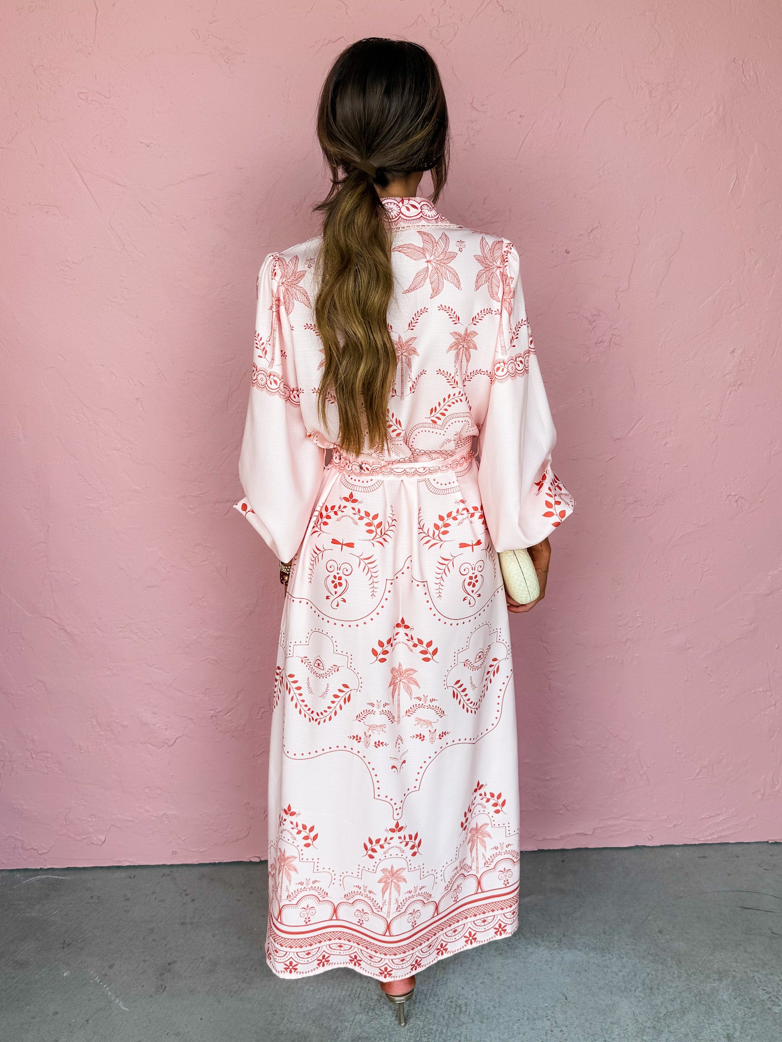 Take Another Look Puff Sleeve Shirt Dress