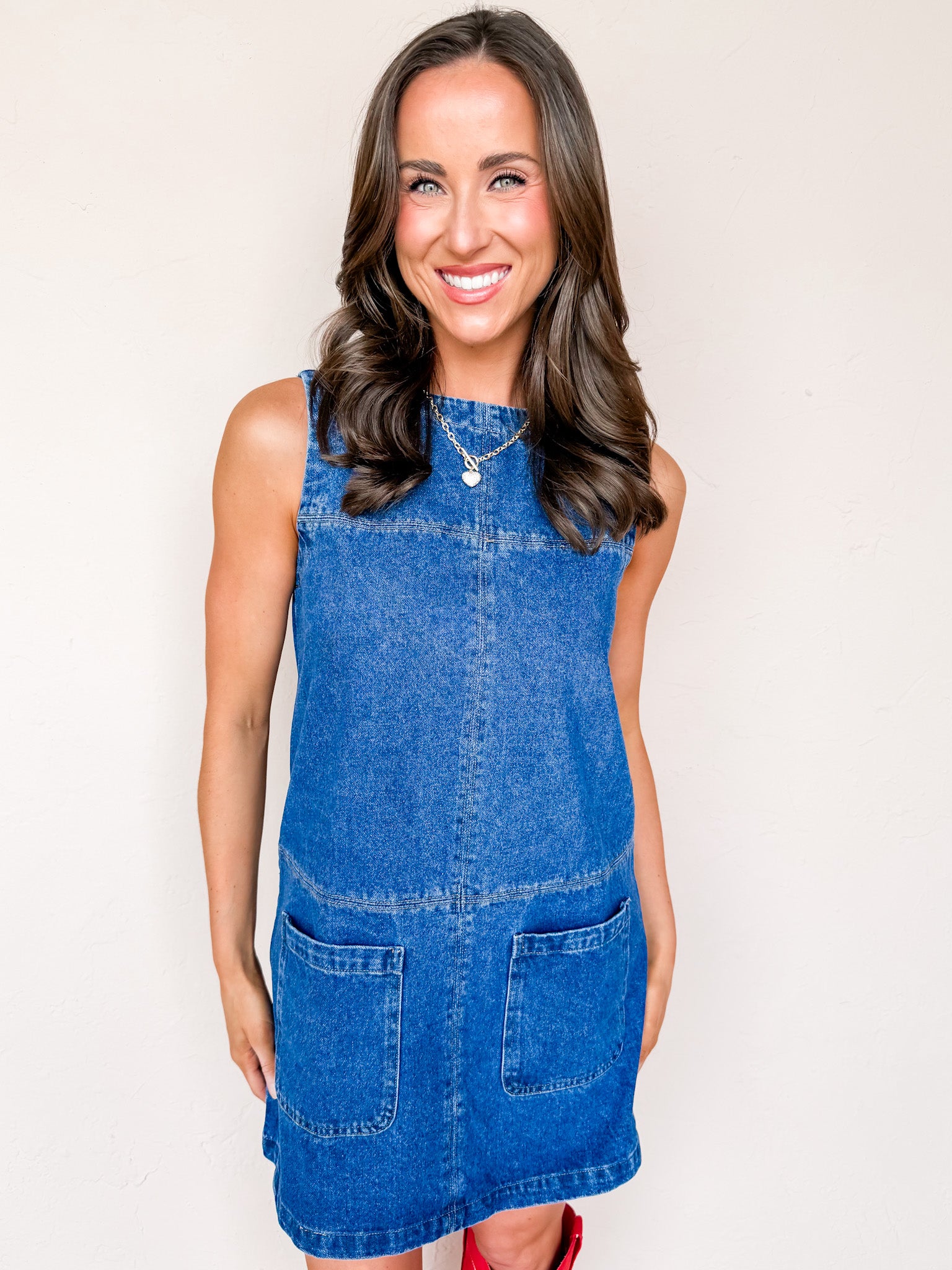Tanya Sleeveless Denim Mini Dress
