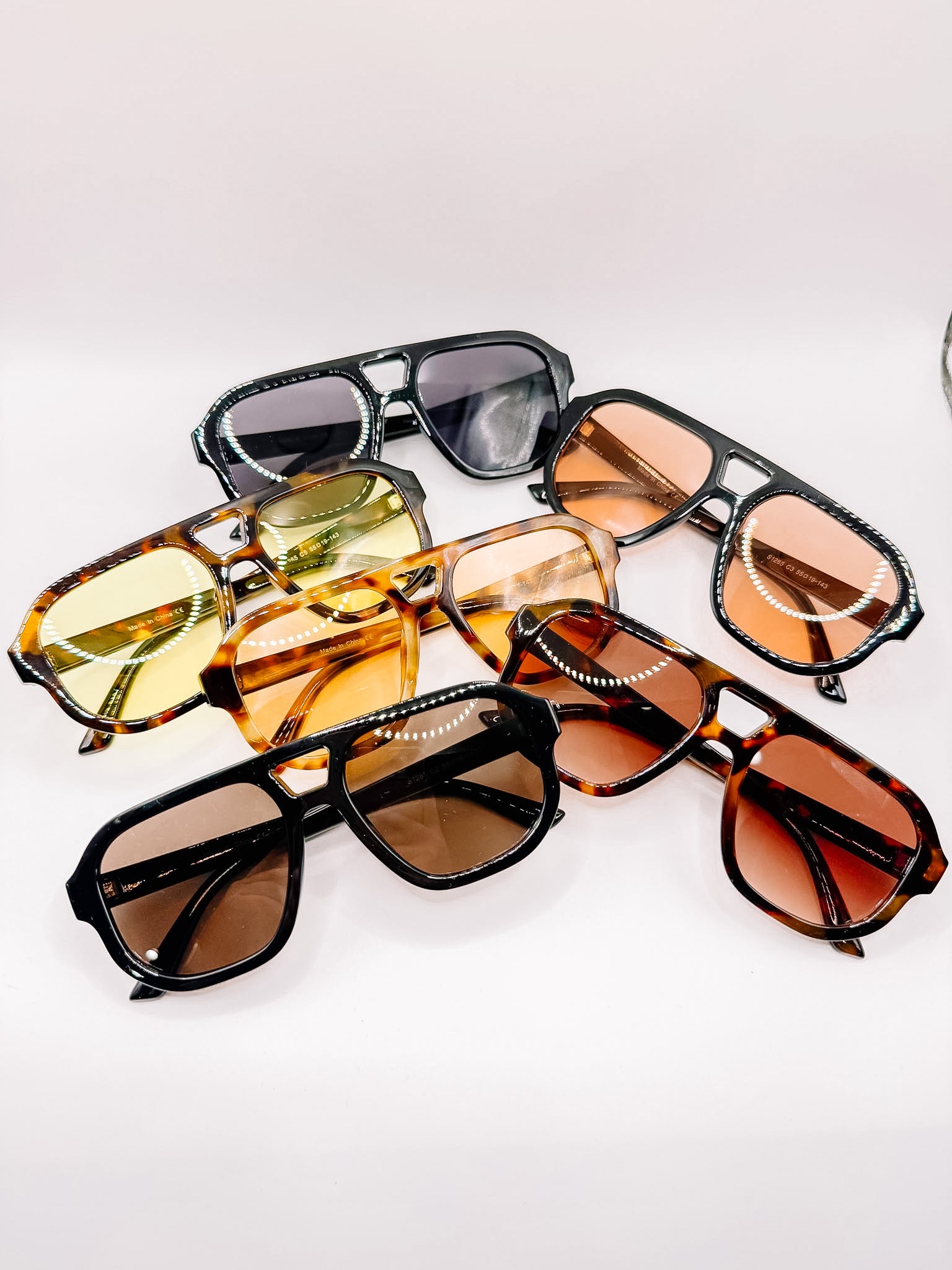 The Capri Tinted Aviator Sunglasses