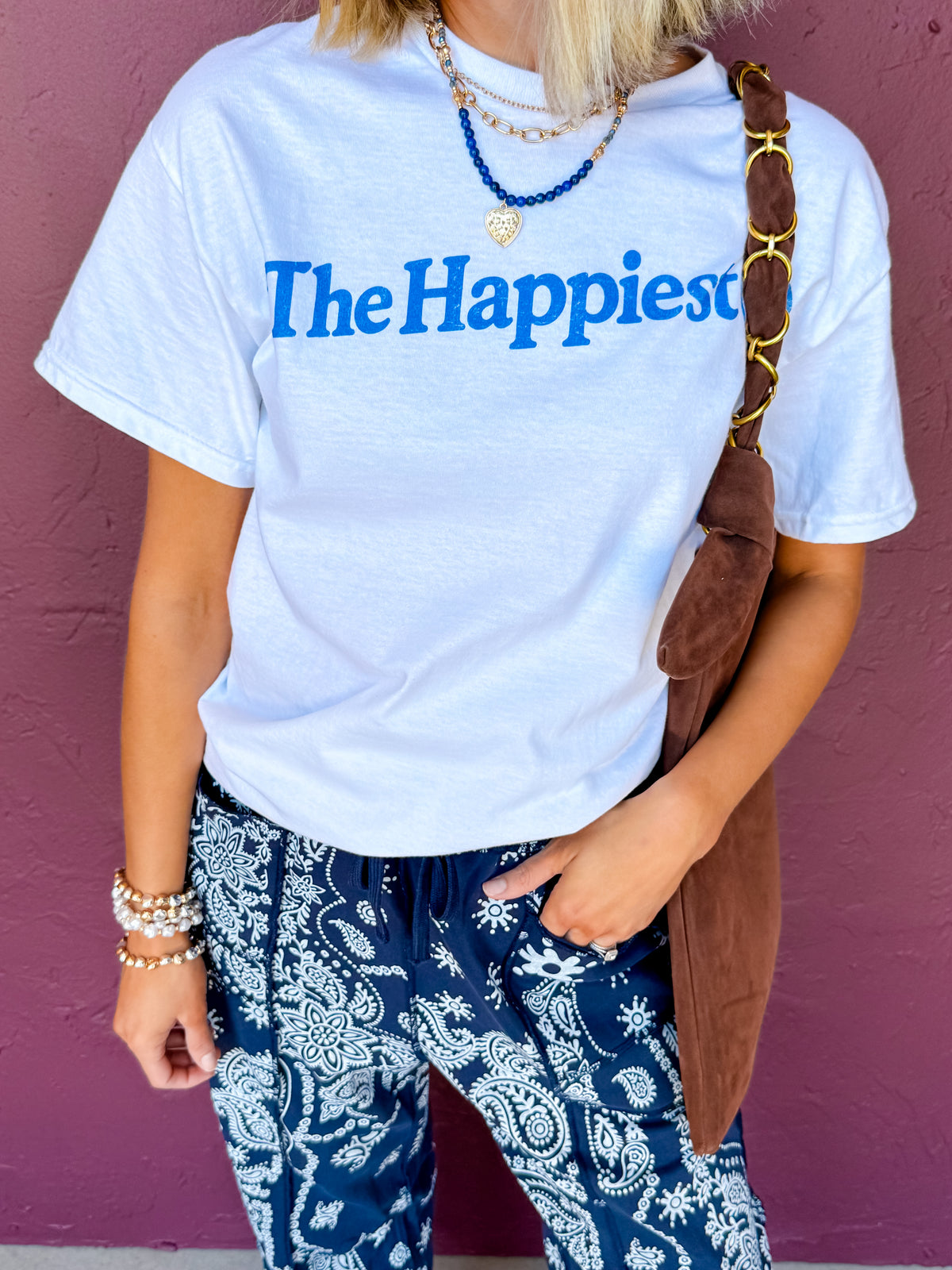 The Happiest Oversized Graphic Tee