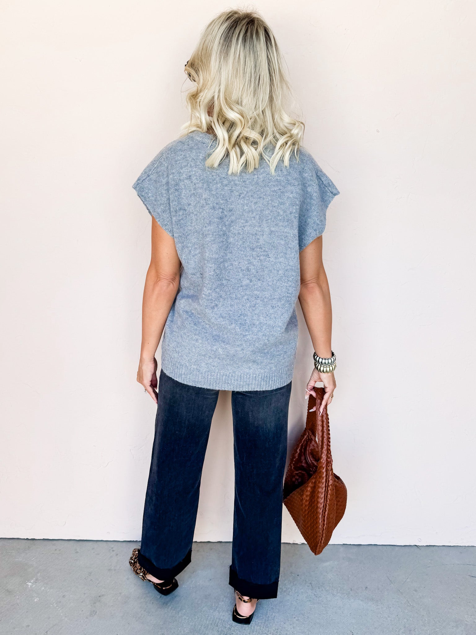 Took My Chance V Neck Sweater