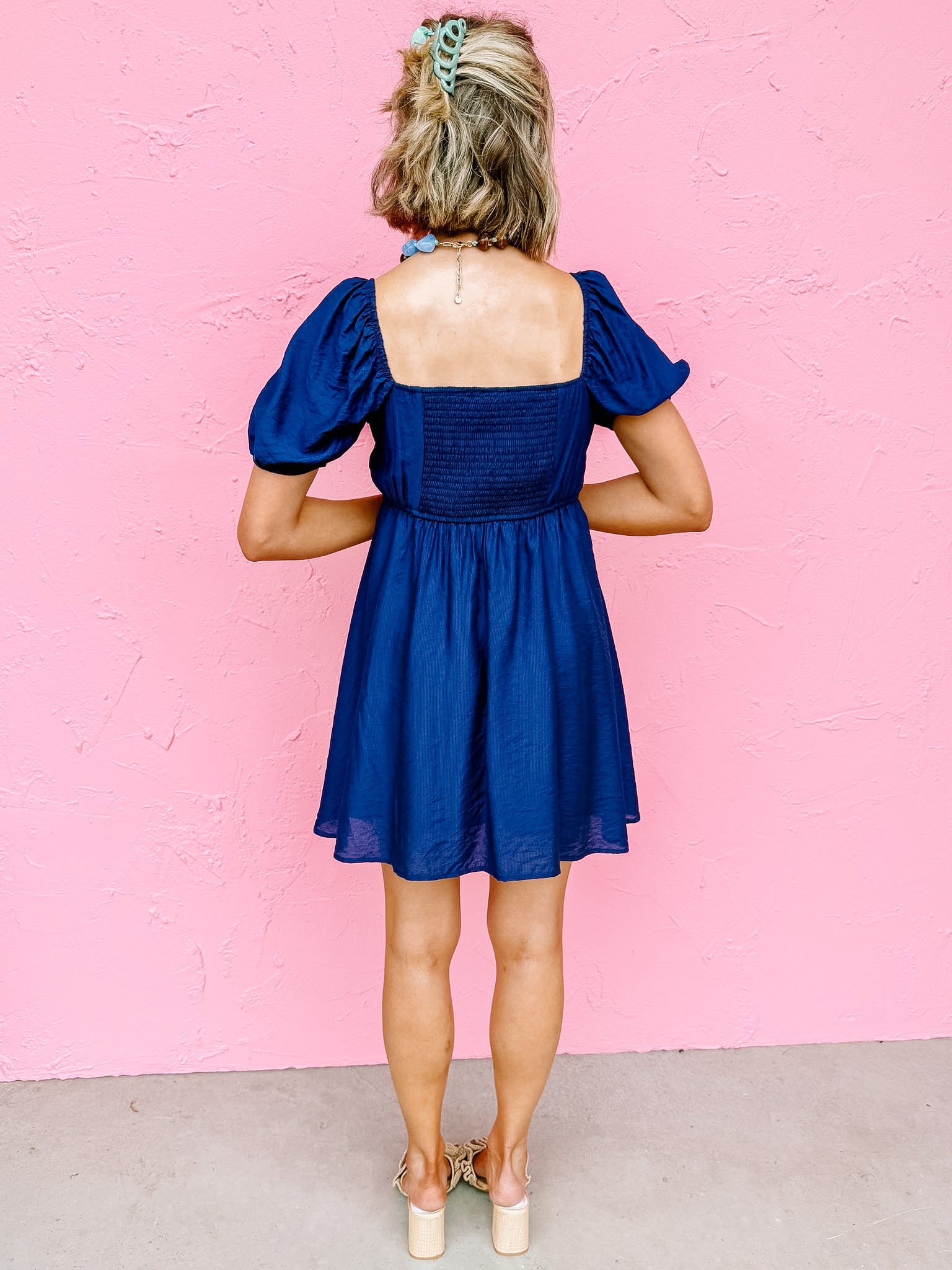 Tracy Puff Sleeve Mini Dress