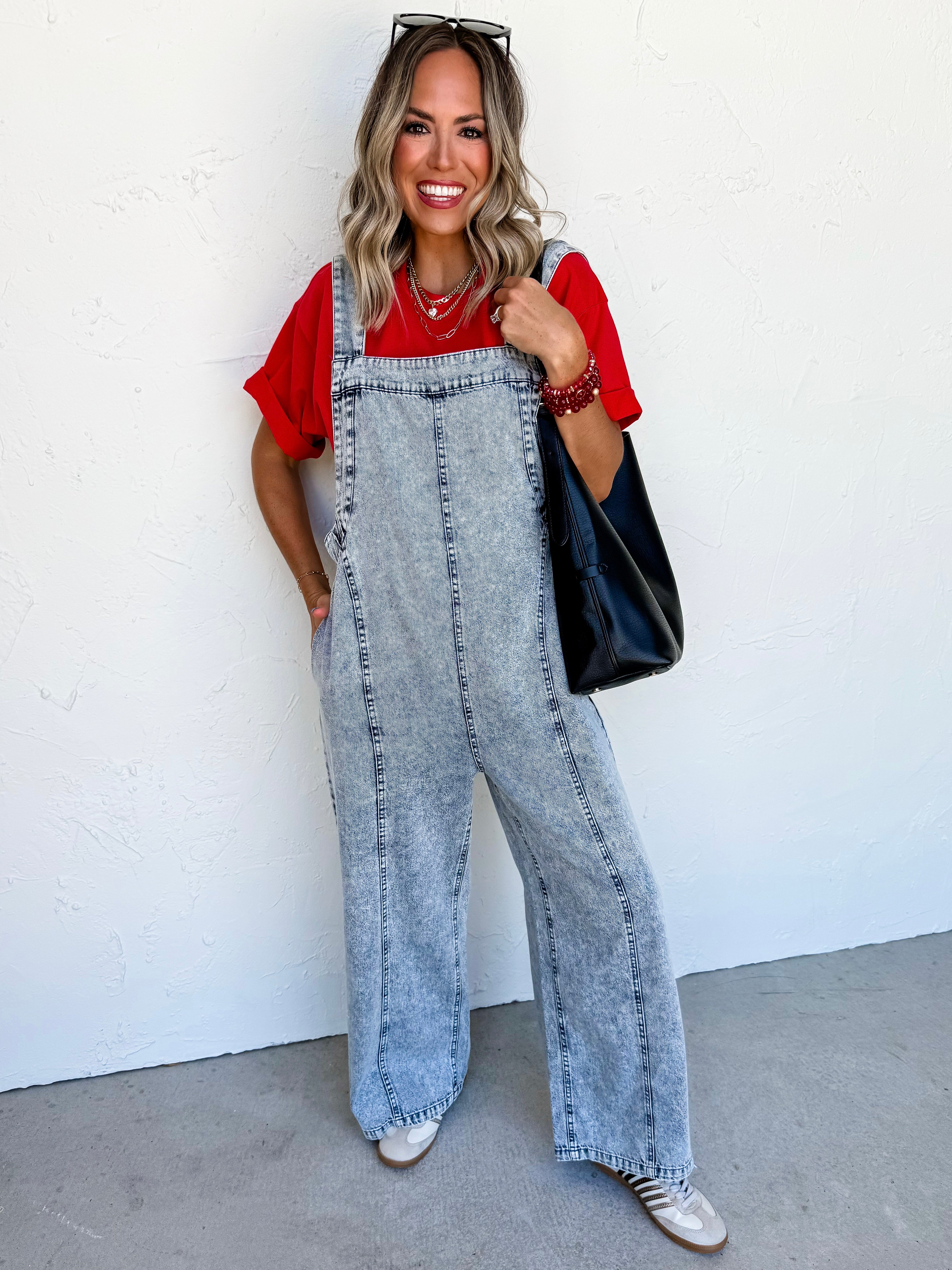 True In Blue Denim Jumpsuit