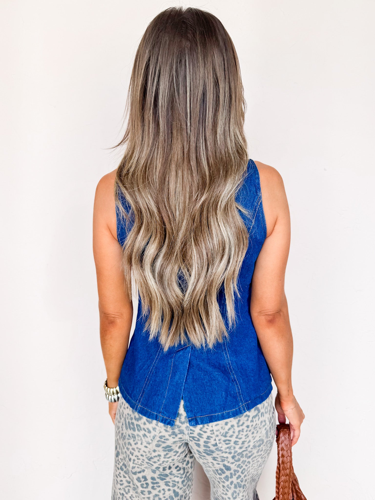 Urban Legend Denim Sleeveless Top