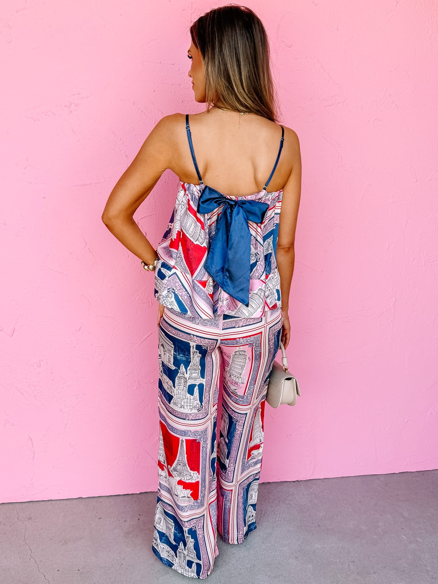 Vanessa Print Wide Leg Pants