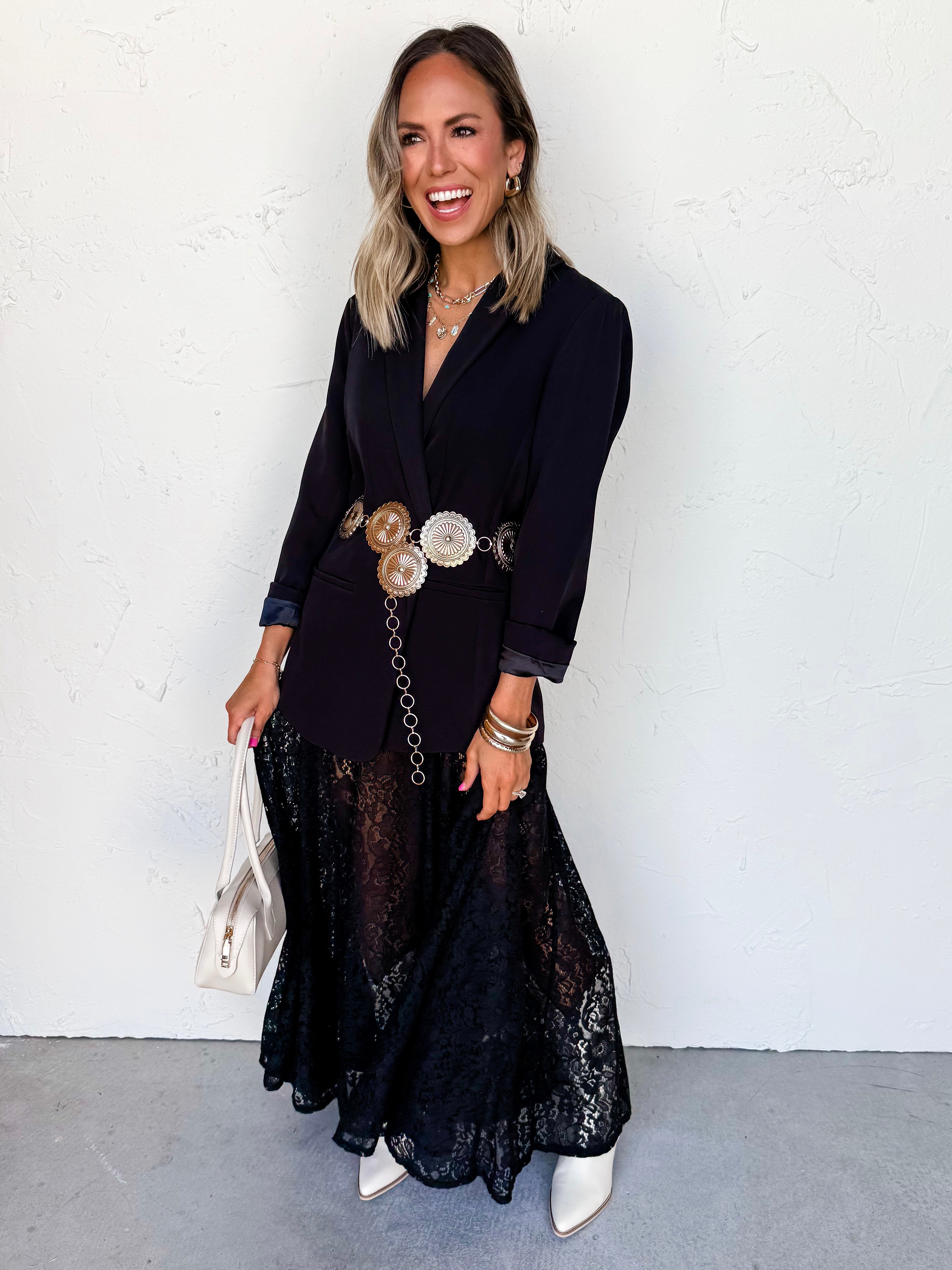 Viola Lace Maxi Skirt