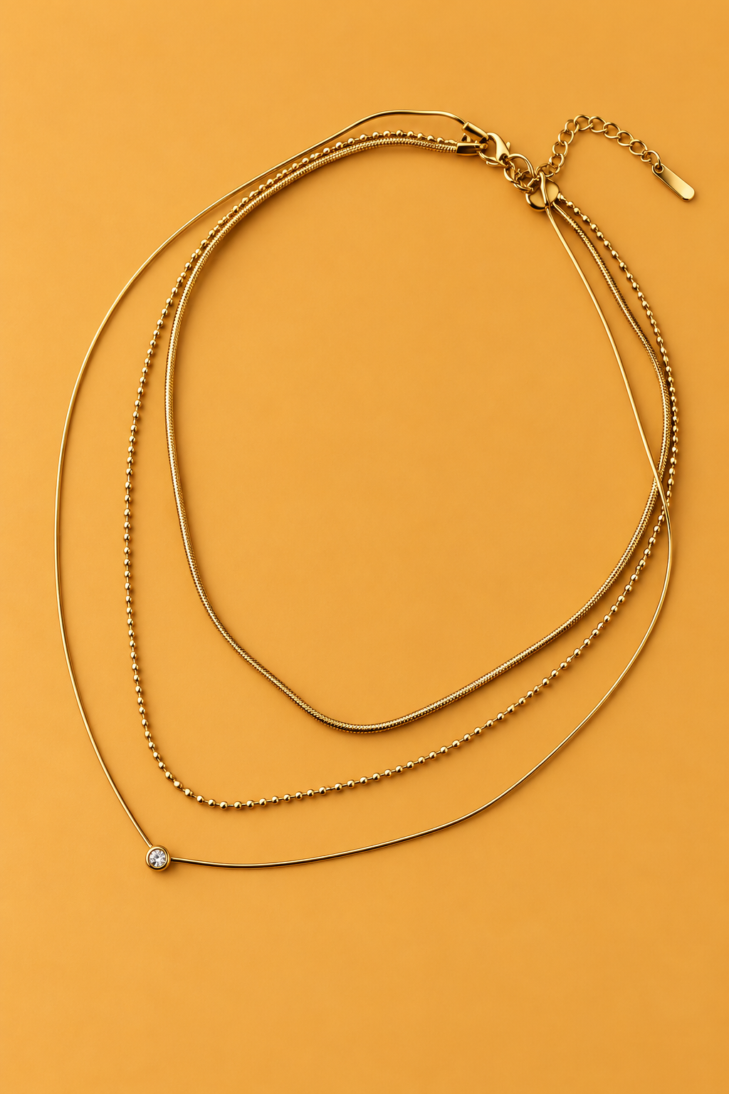 Violet Layered Necklace