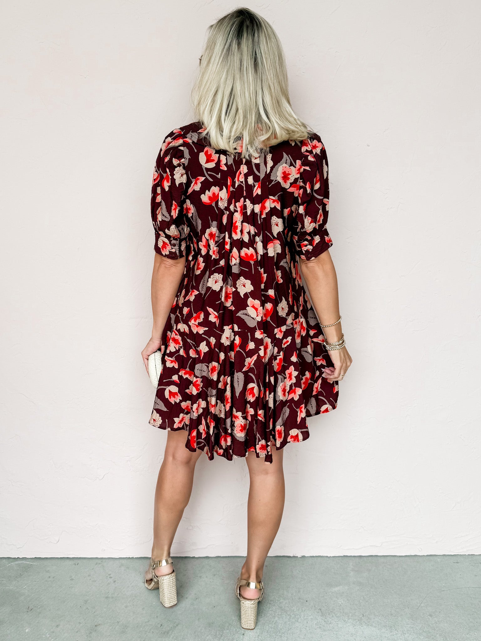Whimsy In Bloom Floral Mini Dress