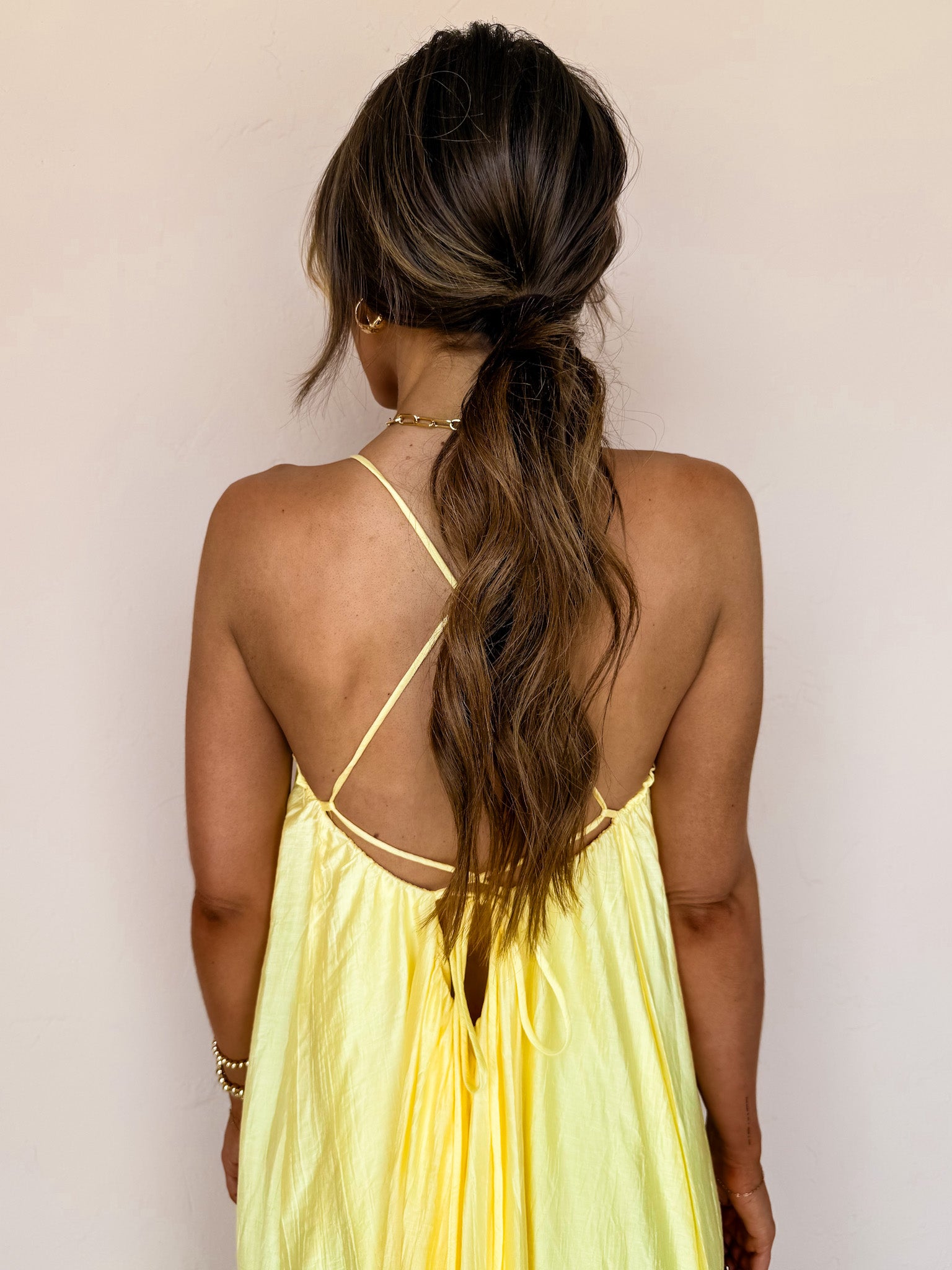 Wild Honey Sleeveless Cross Back Dress