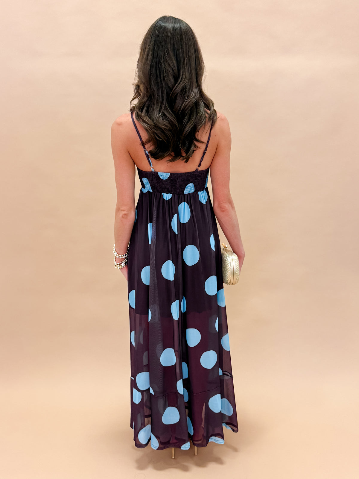 Wynne Polka Dot Maxi Dress