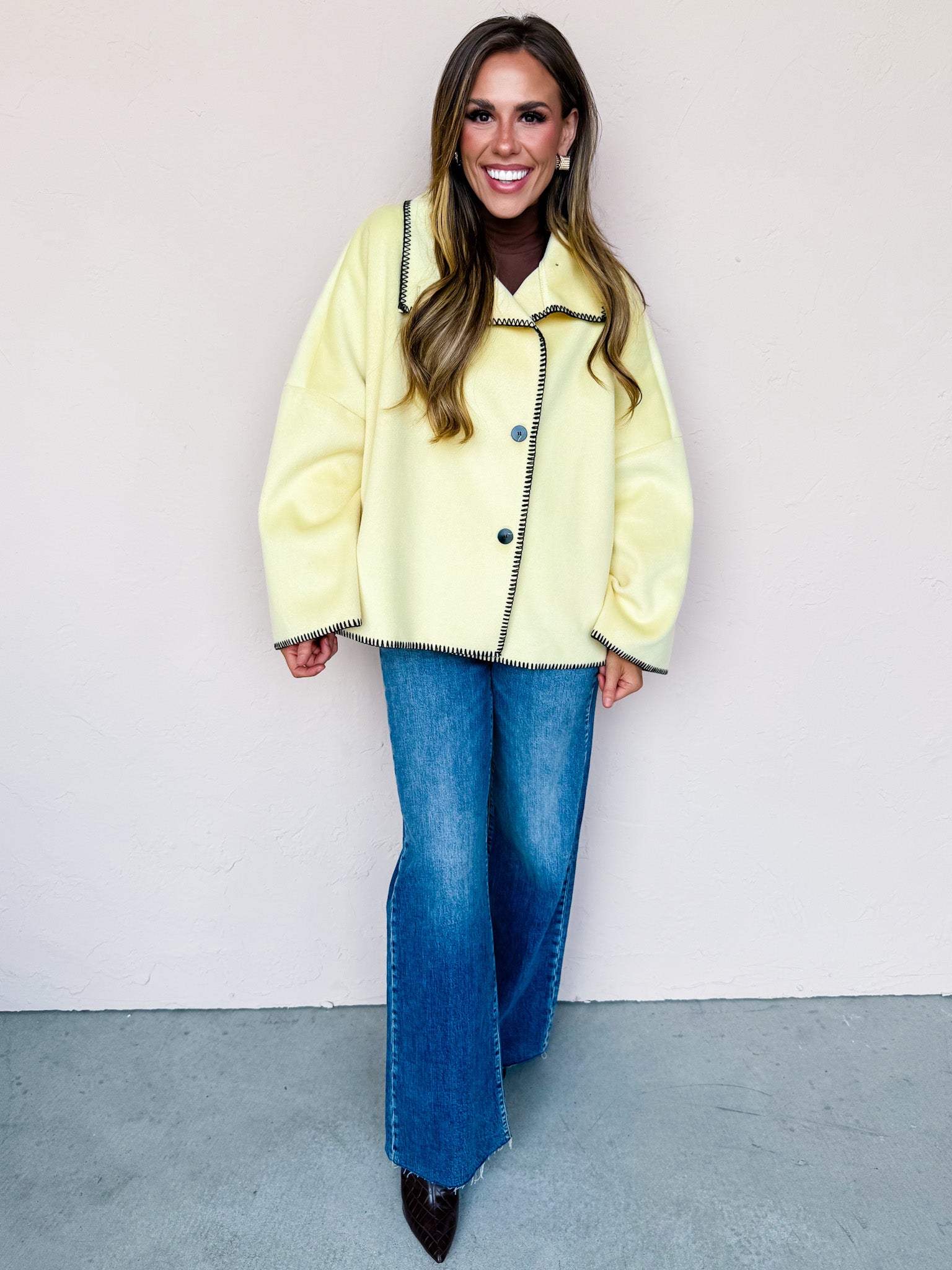 Sterling Wool Button Front Jacket