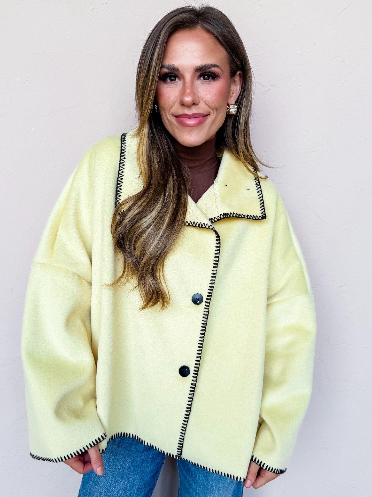 Sterling Wool Button Front Jacket