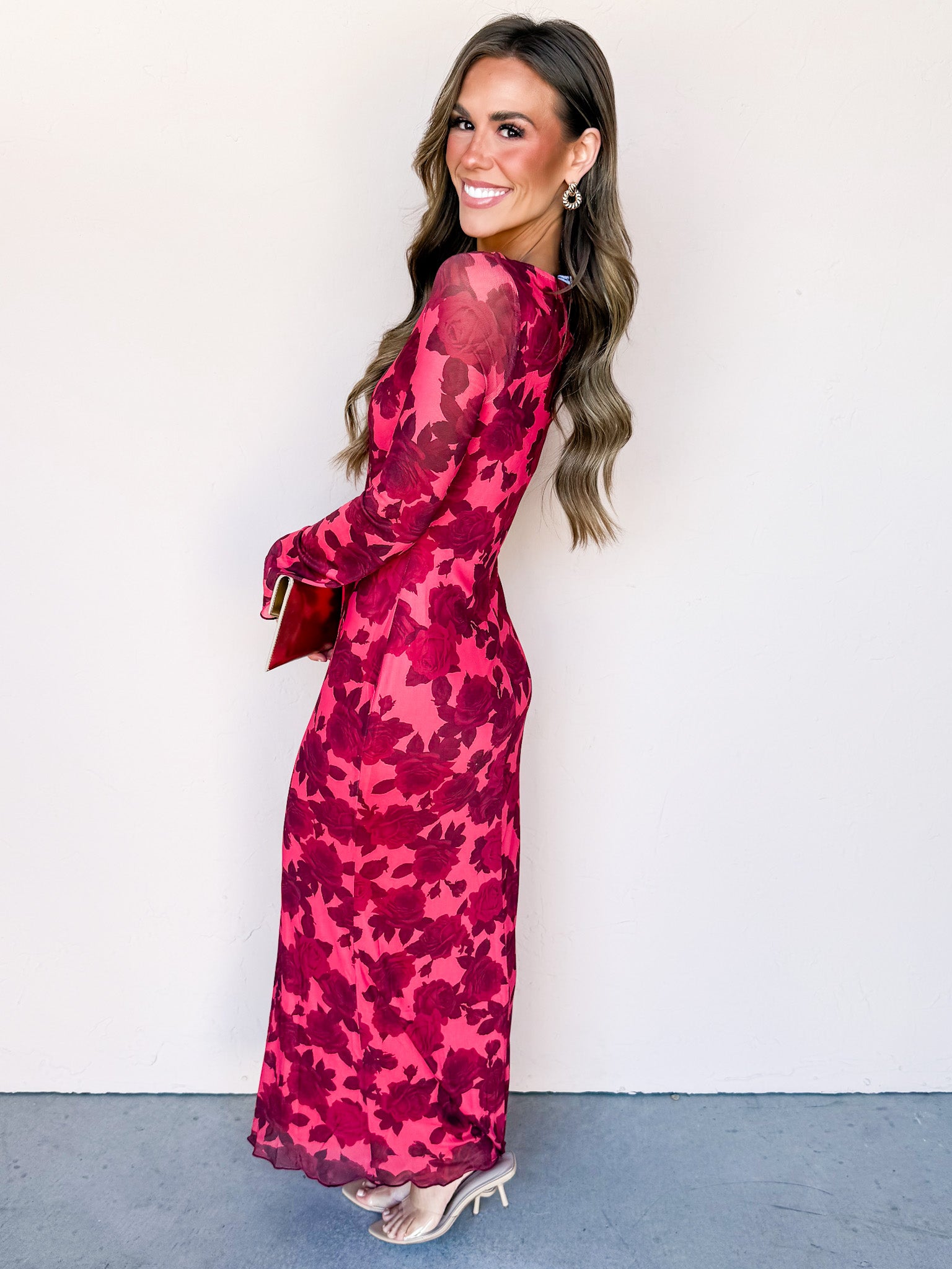 Holland Bell Sleeve Maxi Dress