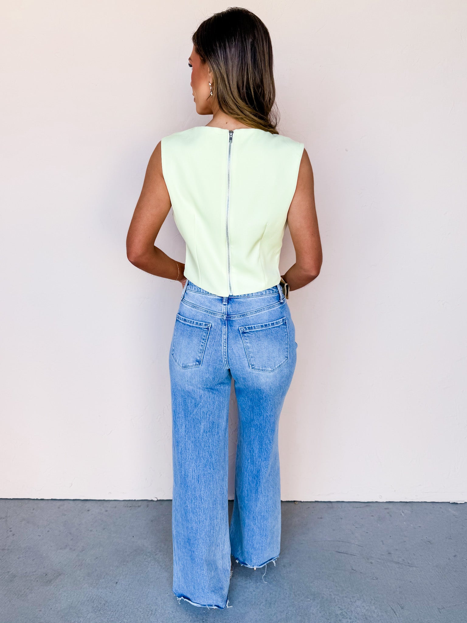 Simple Joys Cutout Front Top