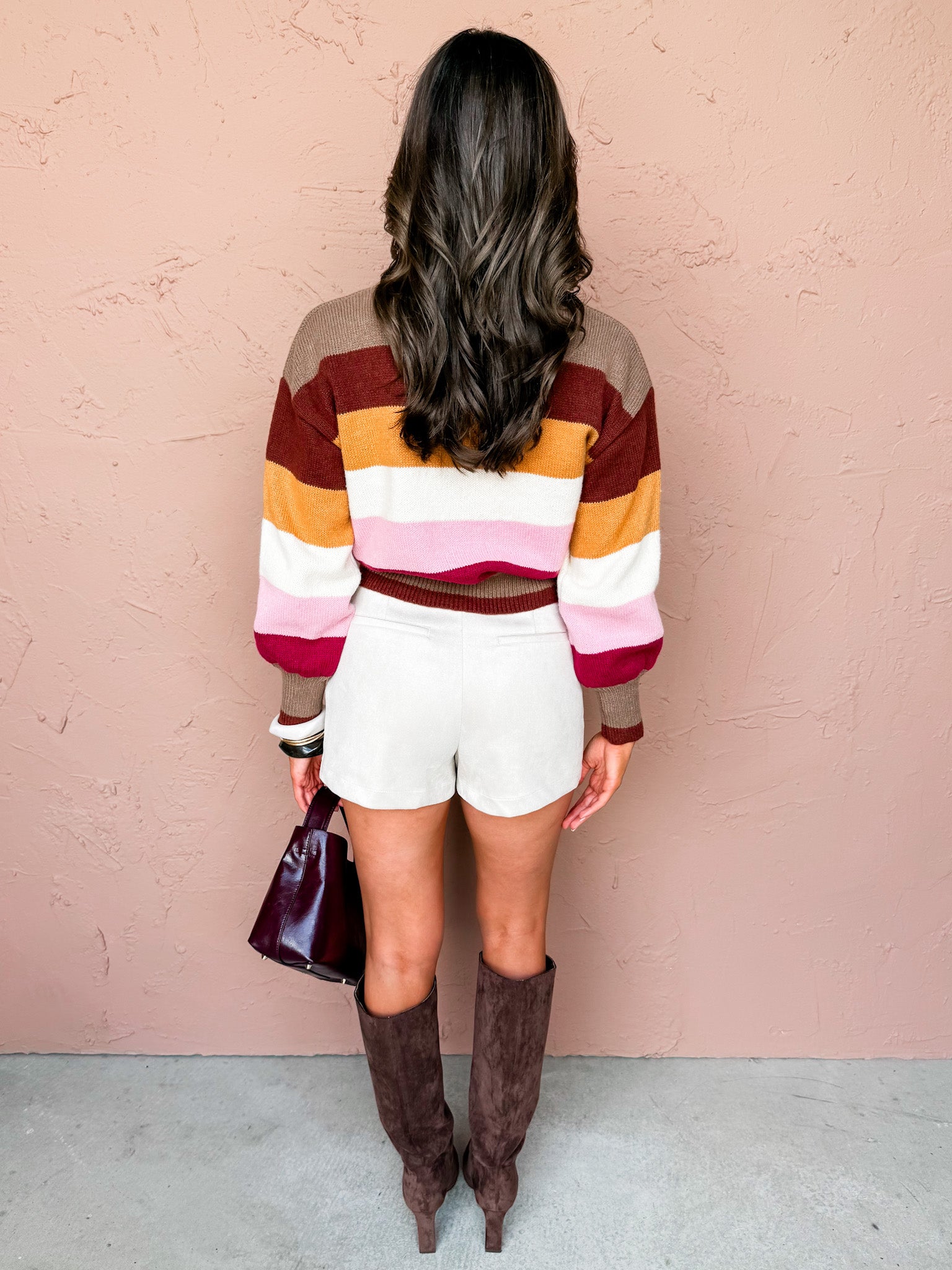Bright Vibe Multi Stripe Sweater