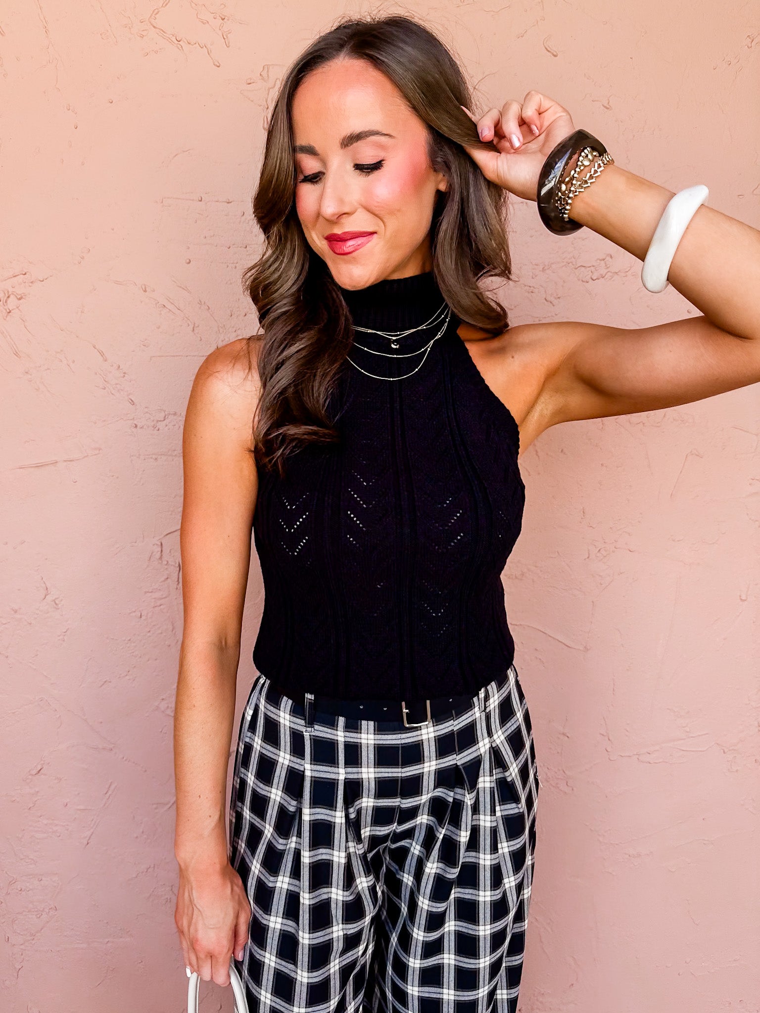 My Purpose Turtle Neck Sleeveless Sweater