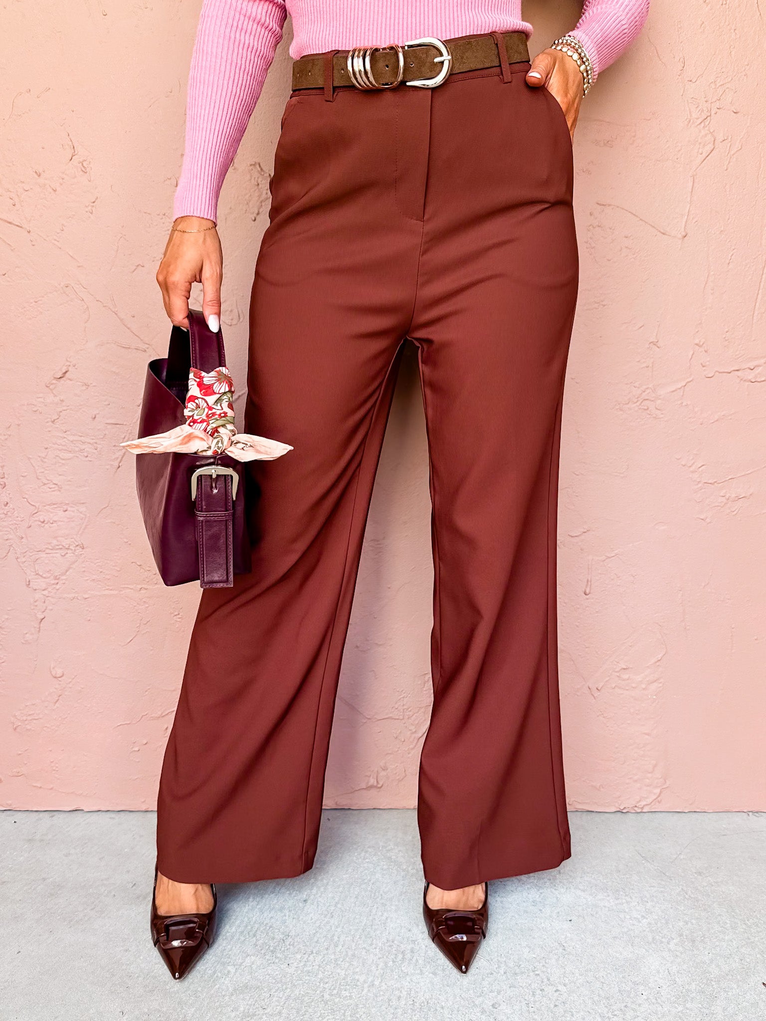 Quiet Ease Wide Leg Pants