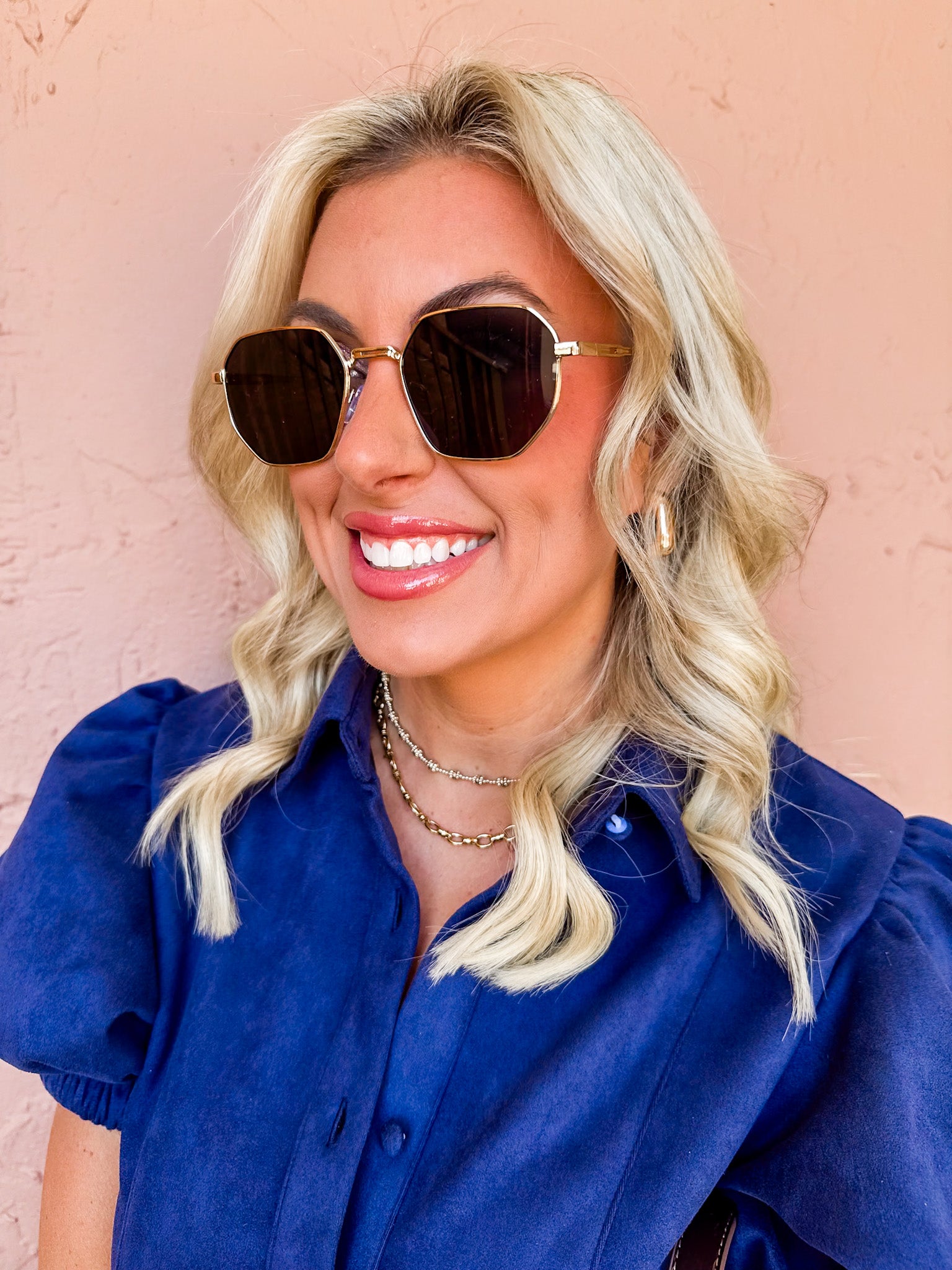 Sunny Babe Geometric Sunglasses