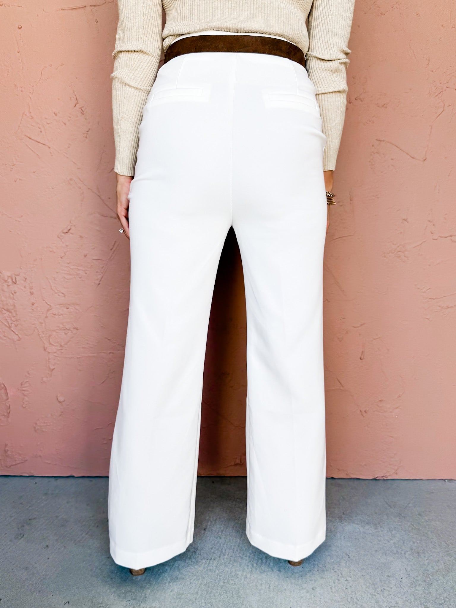 Taking Chances Pants-Off White